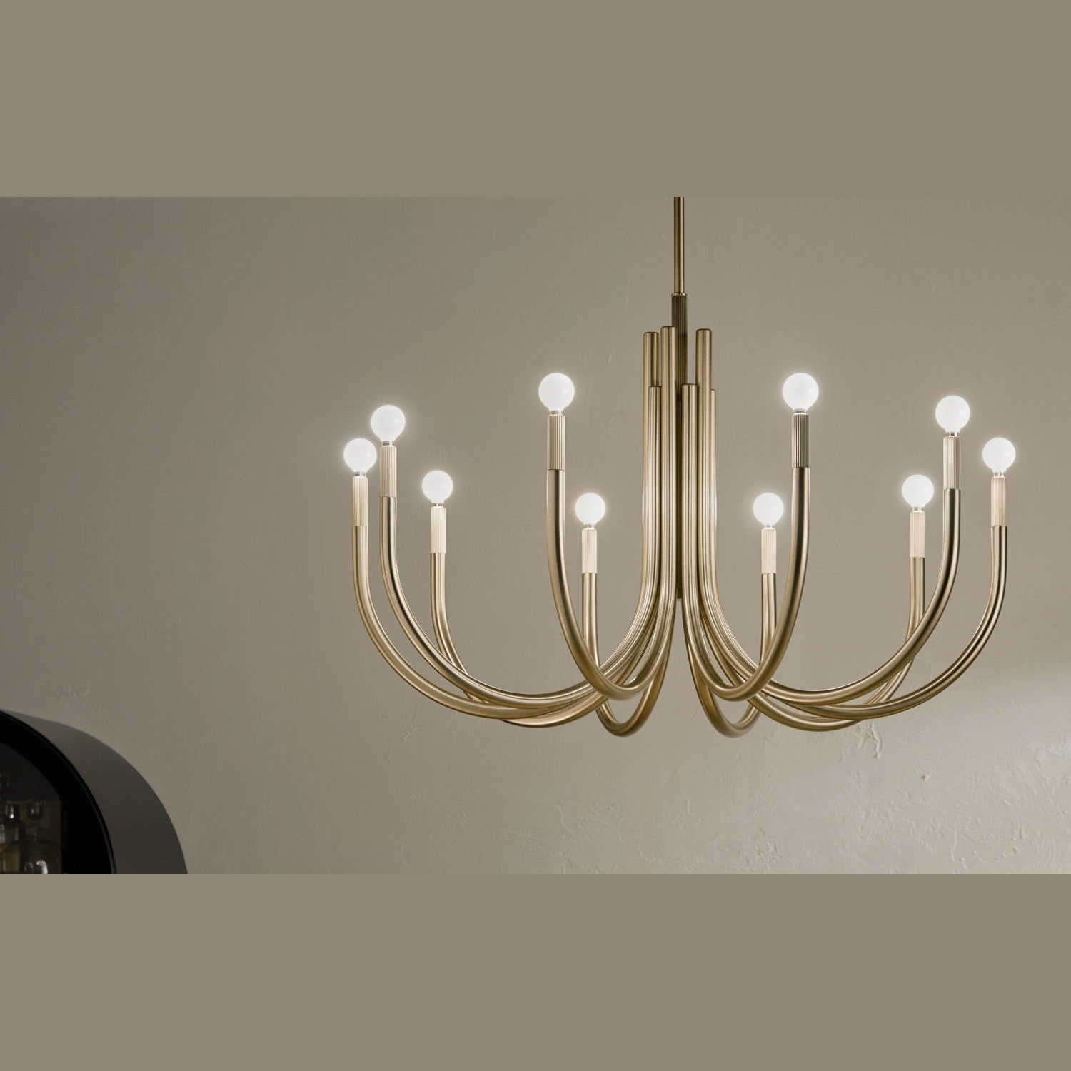 Kichler - 52551CPZ - Ten Light Chandelier - Odensa - Champagne Bronze