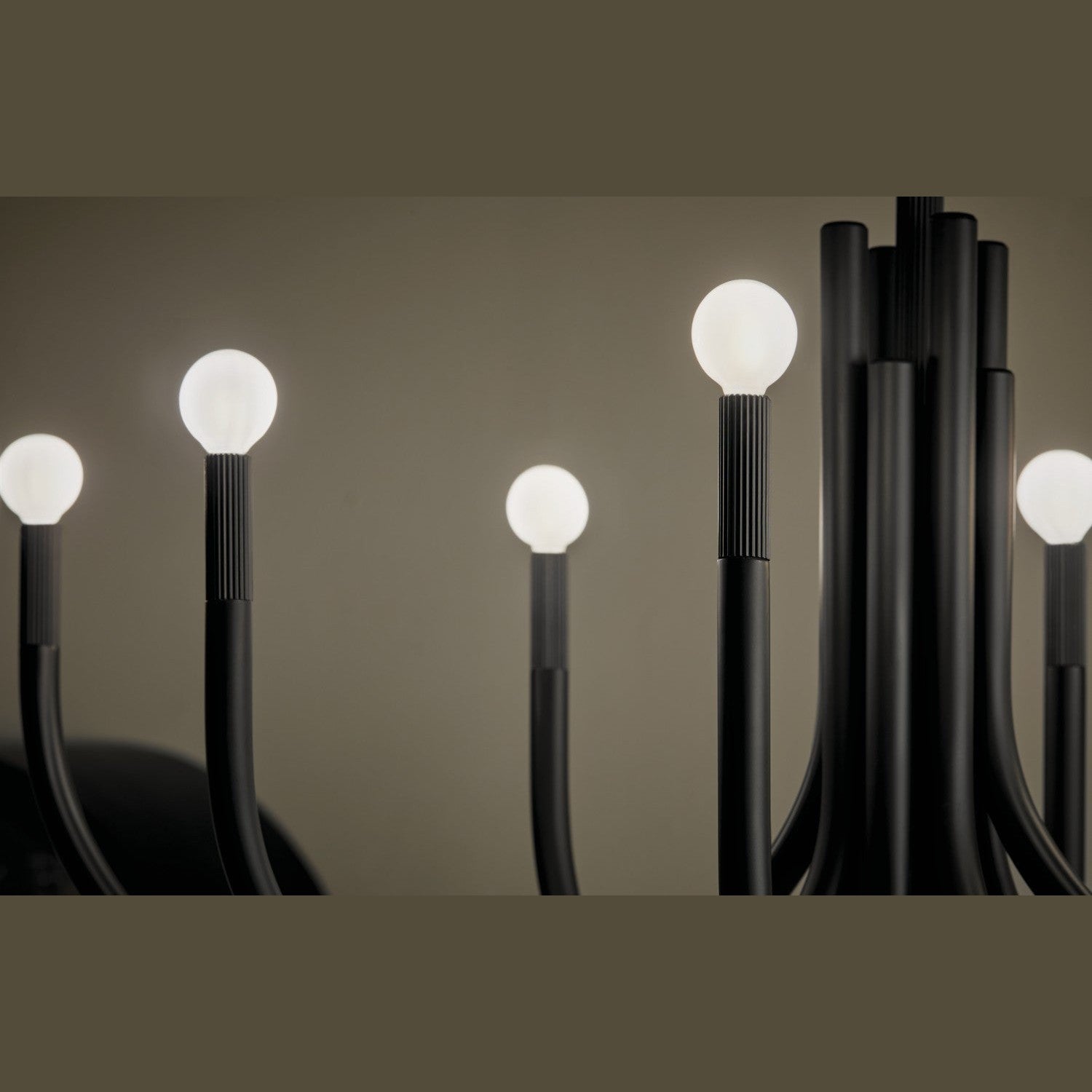 Kichler - 52553BK - Eight Light Chandelier - Odensa - Black