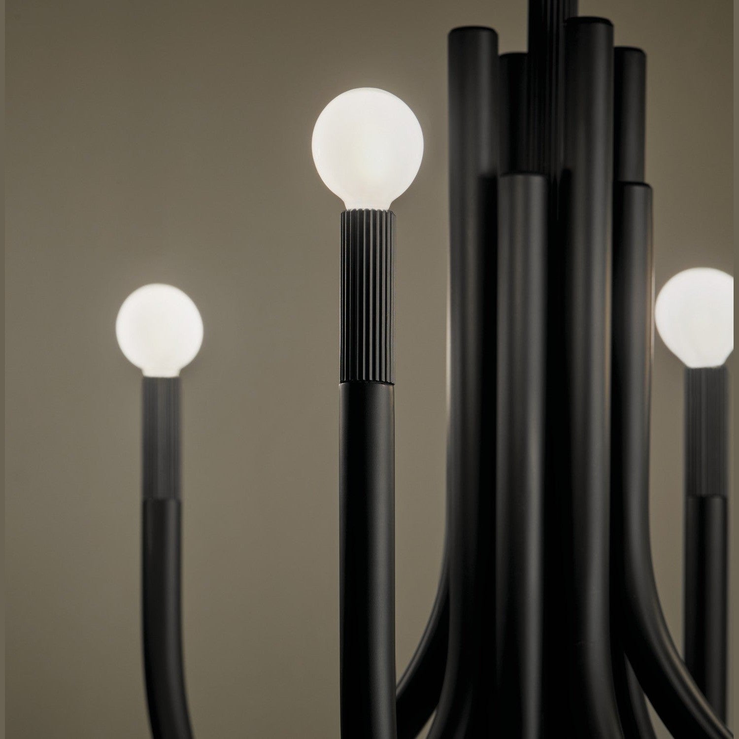 Kichler - 52553BK - Eight Light Chandelier - Odensa - Black
