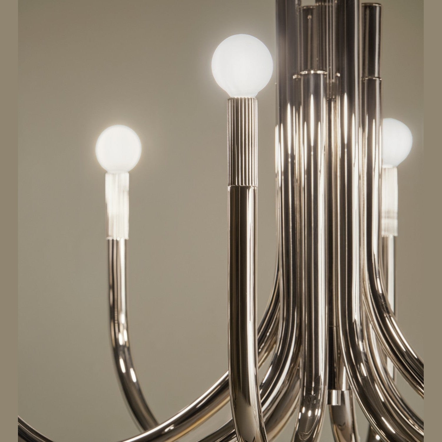 Kichler - 52553PN - Eight Light Chandelier - Odensa - Polished Nickel