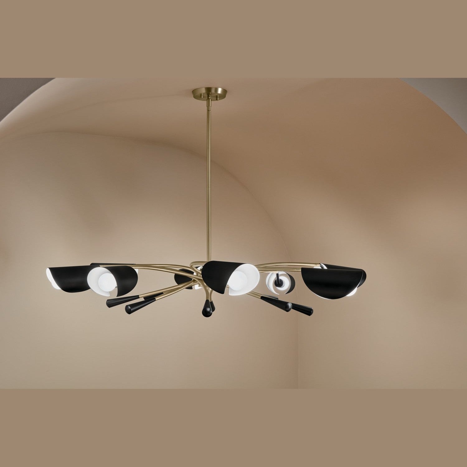 Kichler - 52560CPZBK - Eight Light Chandelier - Arcus - Champagne Bronze
