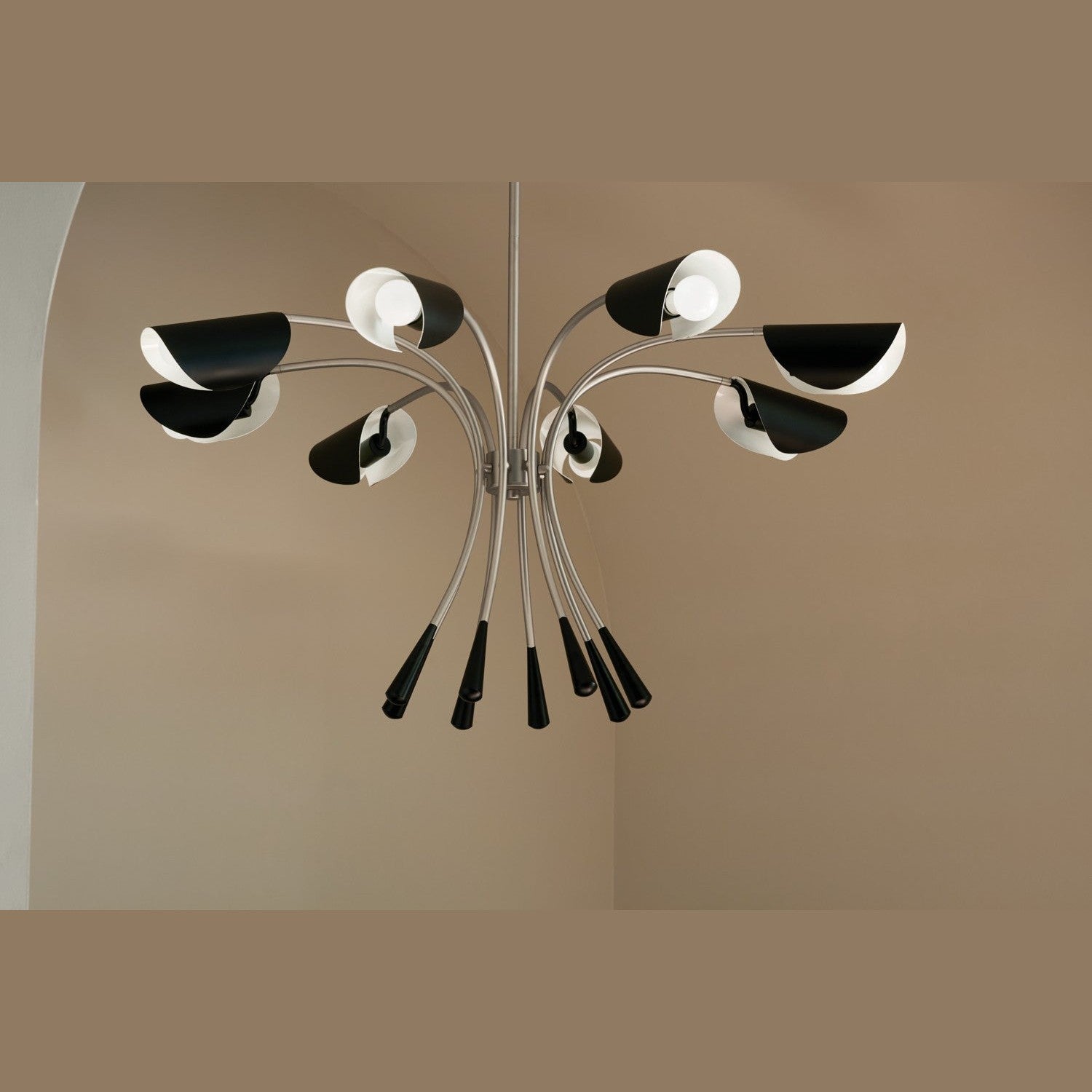 Kichler - 52560SN - Eight Light Chandelier - Arcus - Satin Nickel