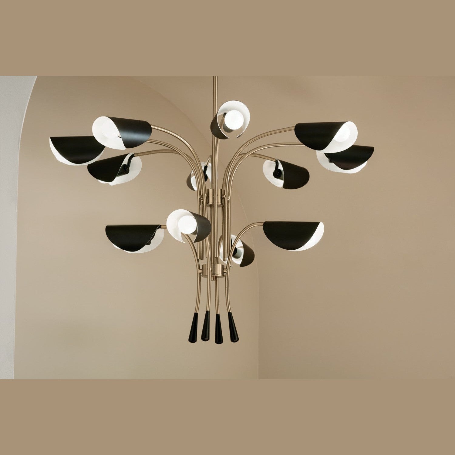 Kichler - 52561CPZBK - 12 Light Chandelier - Arcus - Champagne Bronze