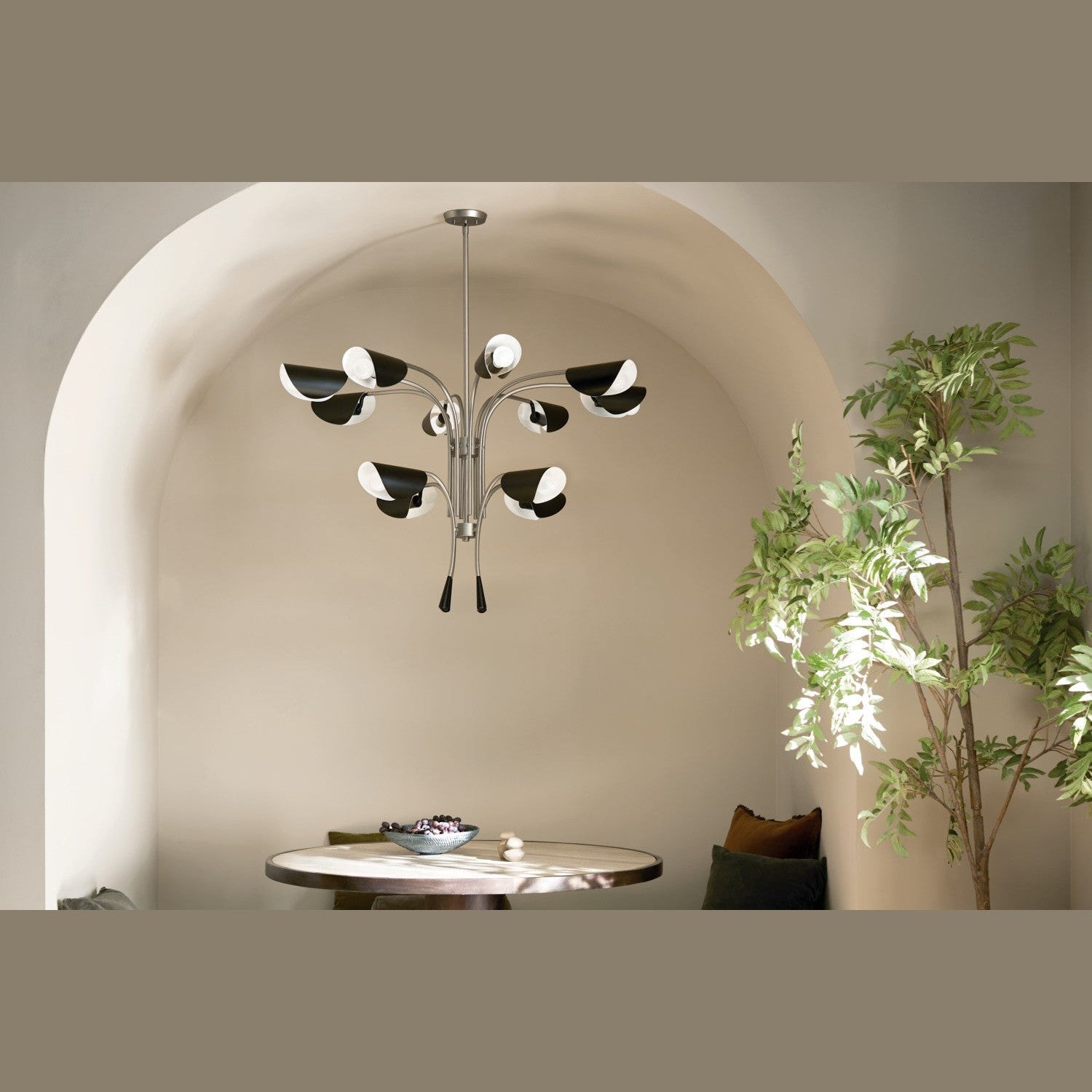 Kichler - 52561SN - 12 Light Chandelier - Arcus - Satin Nickel