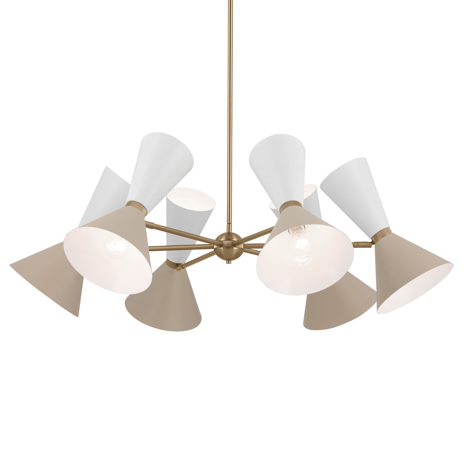 Kichler - 52566CPZGRG - 12 Light Chandelier - Phix - Champagne Bronze