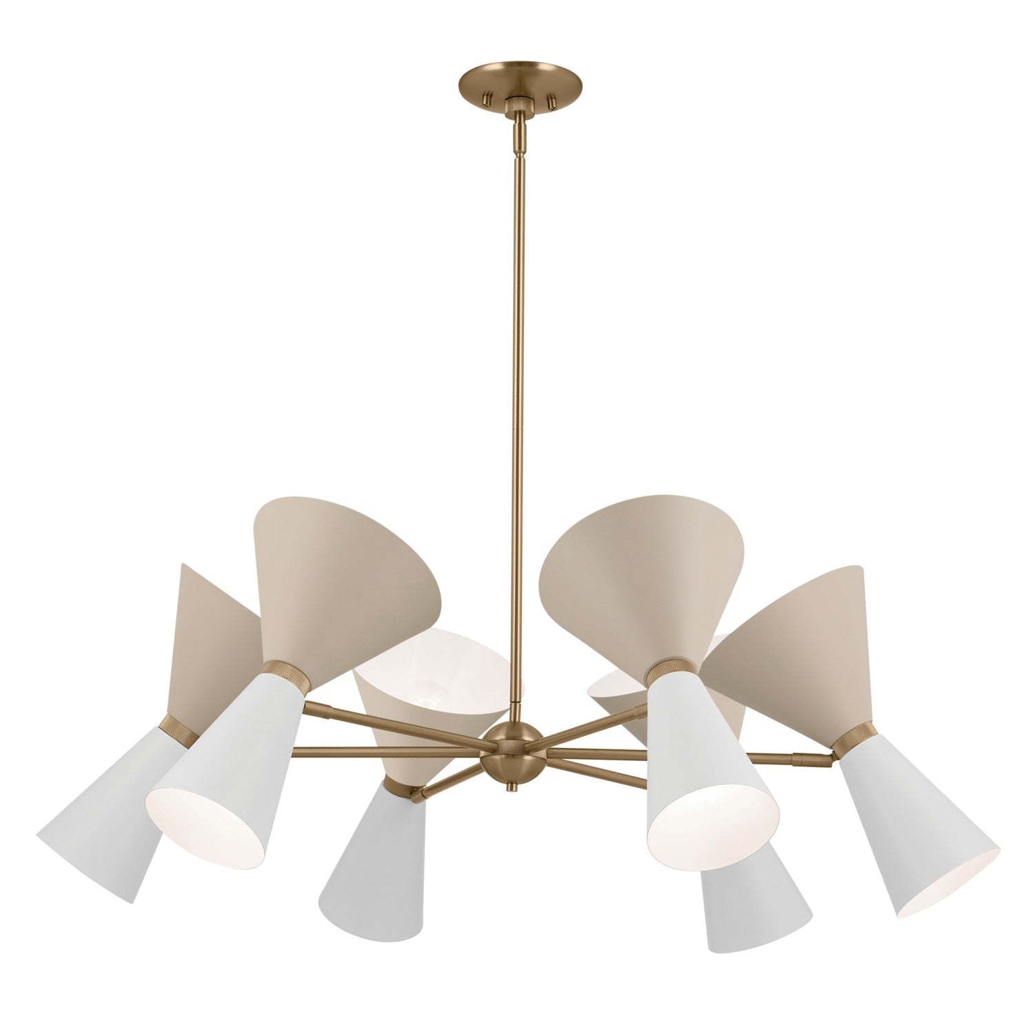 Kichler - 52566CPZGRG - 12 Light Chandelier - Phix - Champagne Bronze