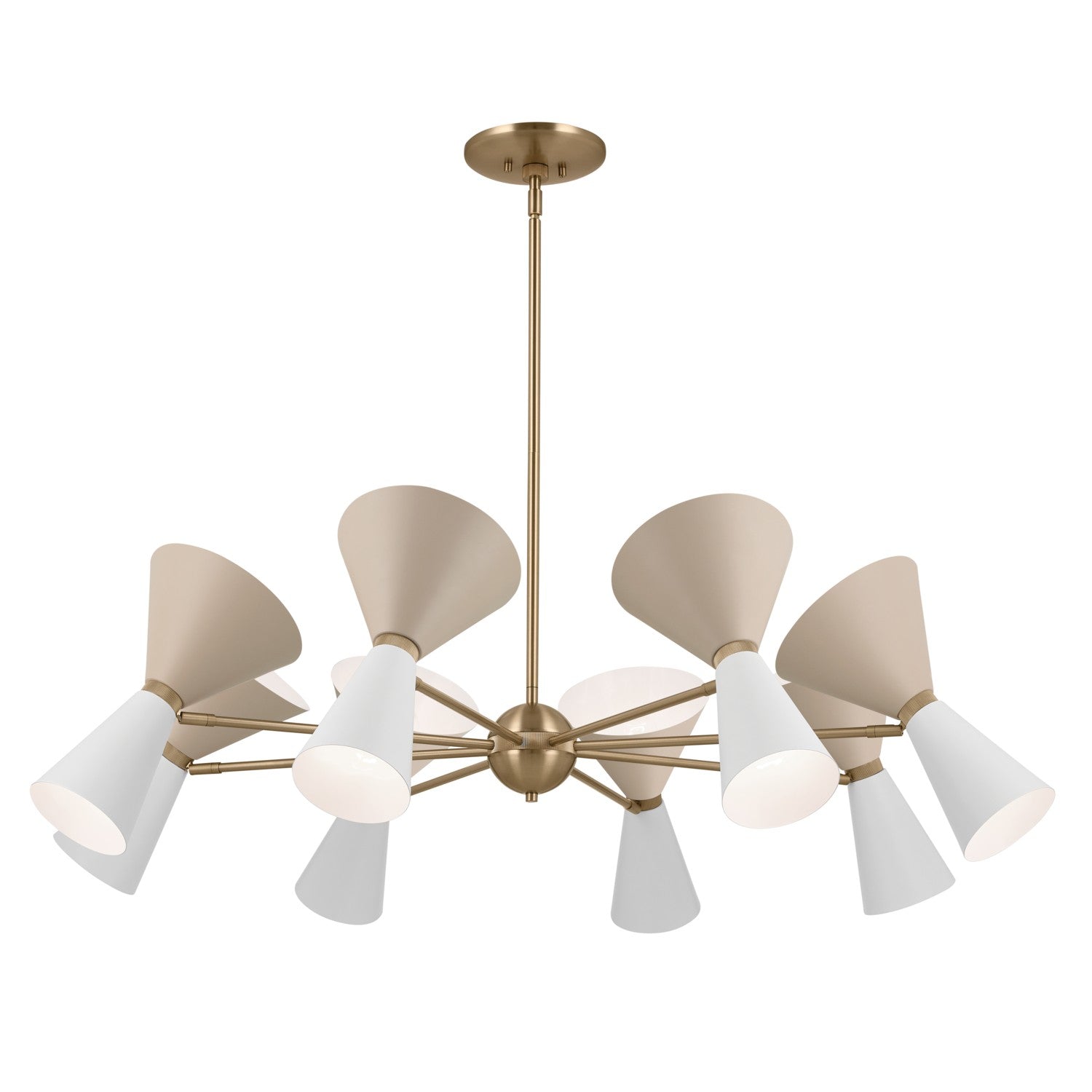 Kichler - 52567CPZGRG - 16 Light Chandelier - Phix - Champagne Bronze