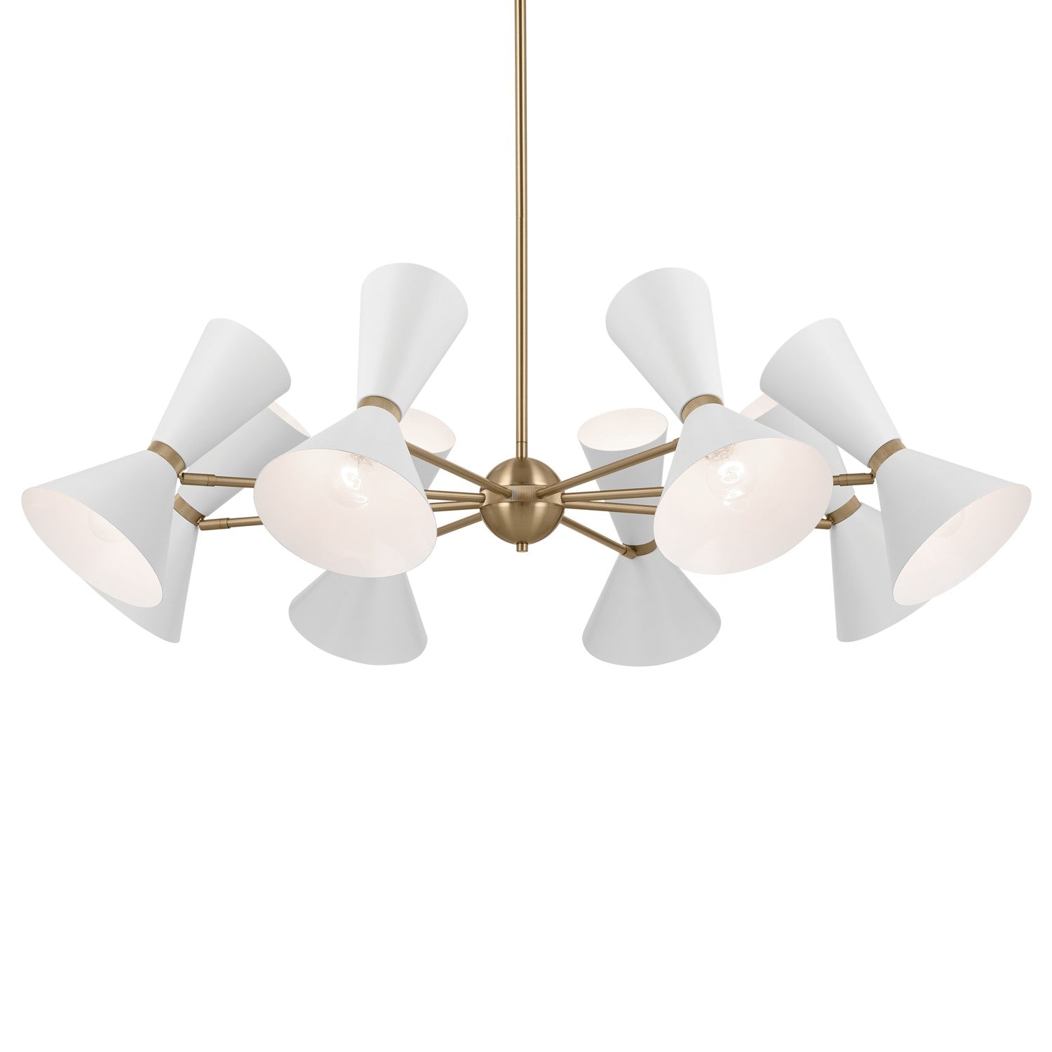 Kichler - 52567CPZWH - 16 Light Chandelier - Phix - Champagne Bronze