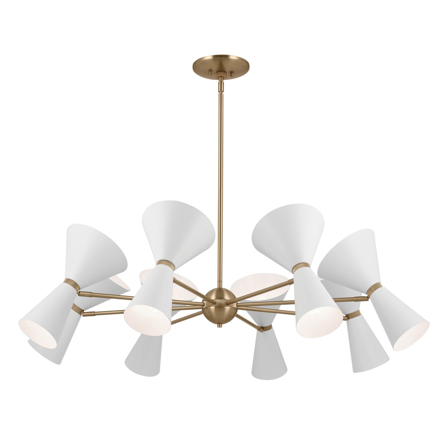 Kichler - 52567CPZWH - 16 Light Chandelier - Phix - Champagne Bronze