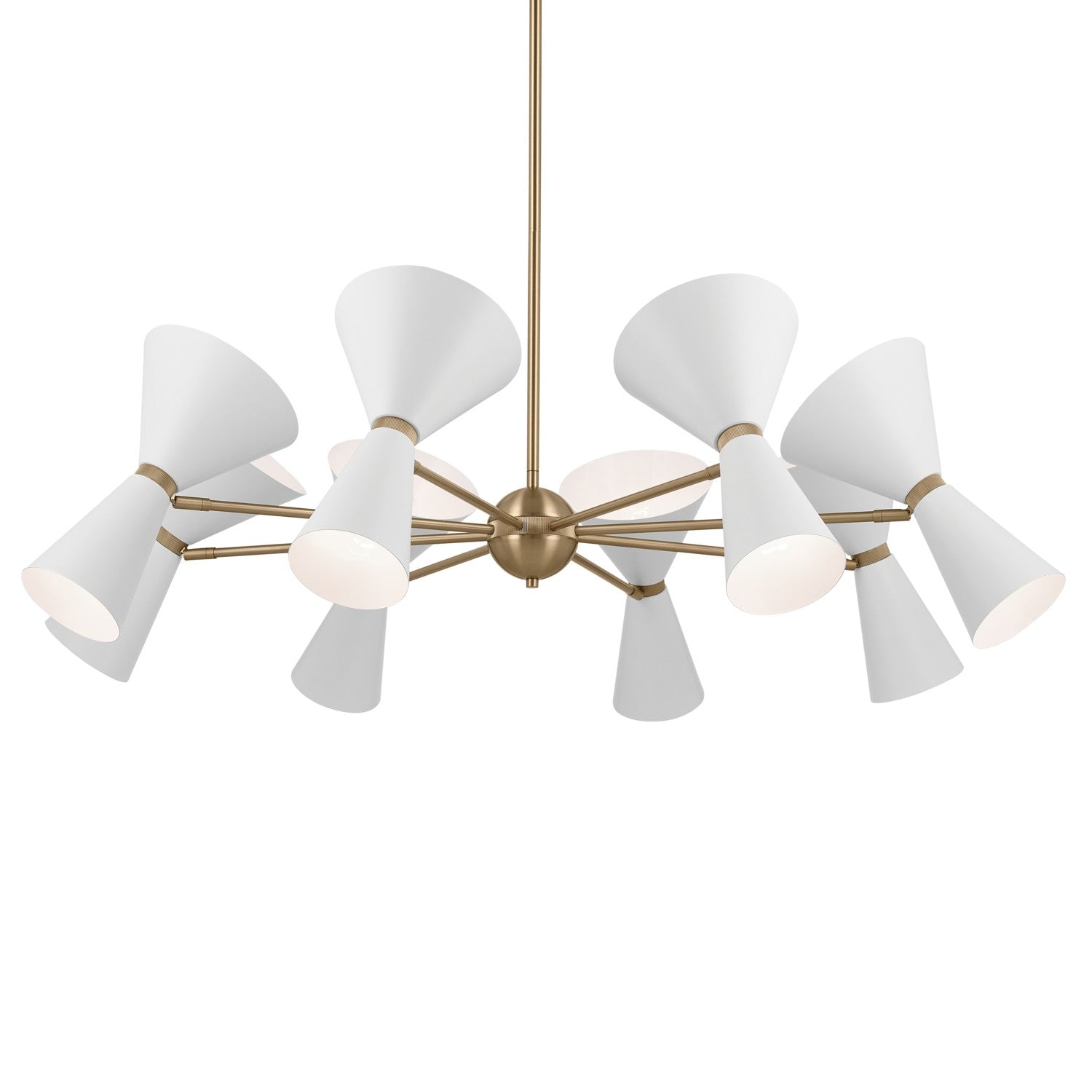 Kichler - 52567CPZWH - 16 Light Chandelier - Phix - Champagne Bronze