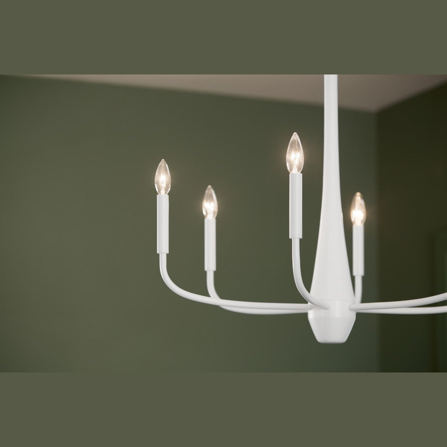 Kichler - 52525WH - Six Light Chandelier - Deela - White
