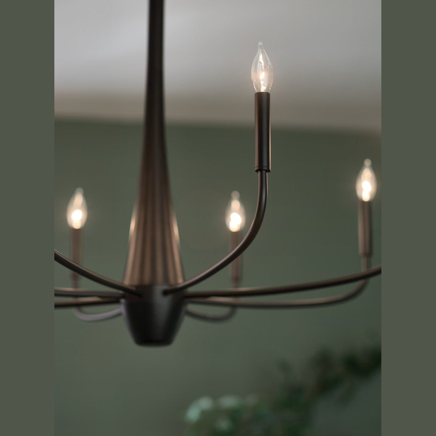 Kichler - 52526BK - Eight Light Chandelier - Deela - Black