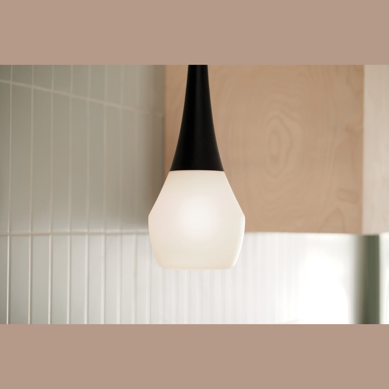 Kichler - 52529BK - One Light Pendant - Deela - Black