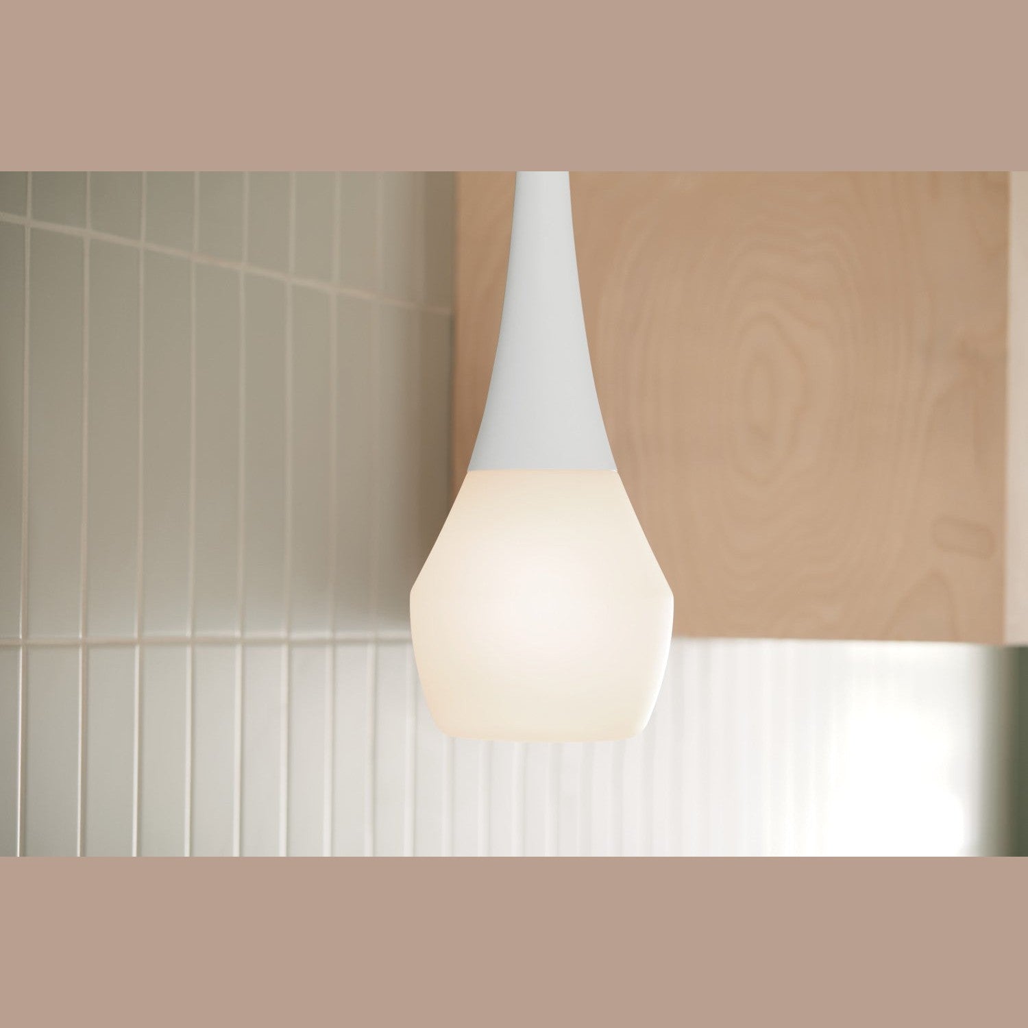 Kichler - 52529WH - One Light Pendant - Deela - White