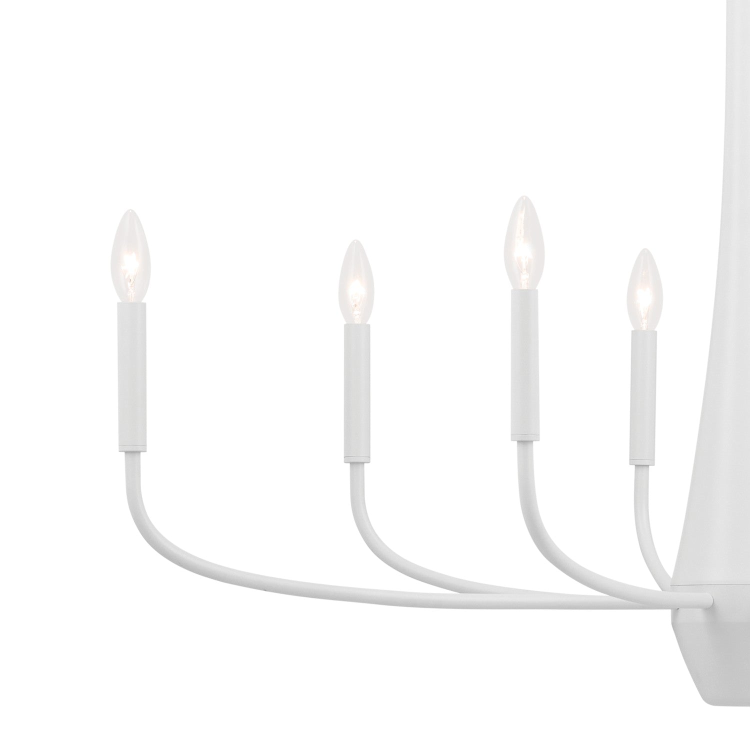 Kichler - 52528WH - Eight Light Chandelier - Deela - White