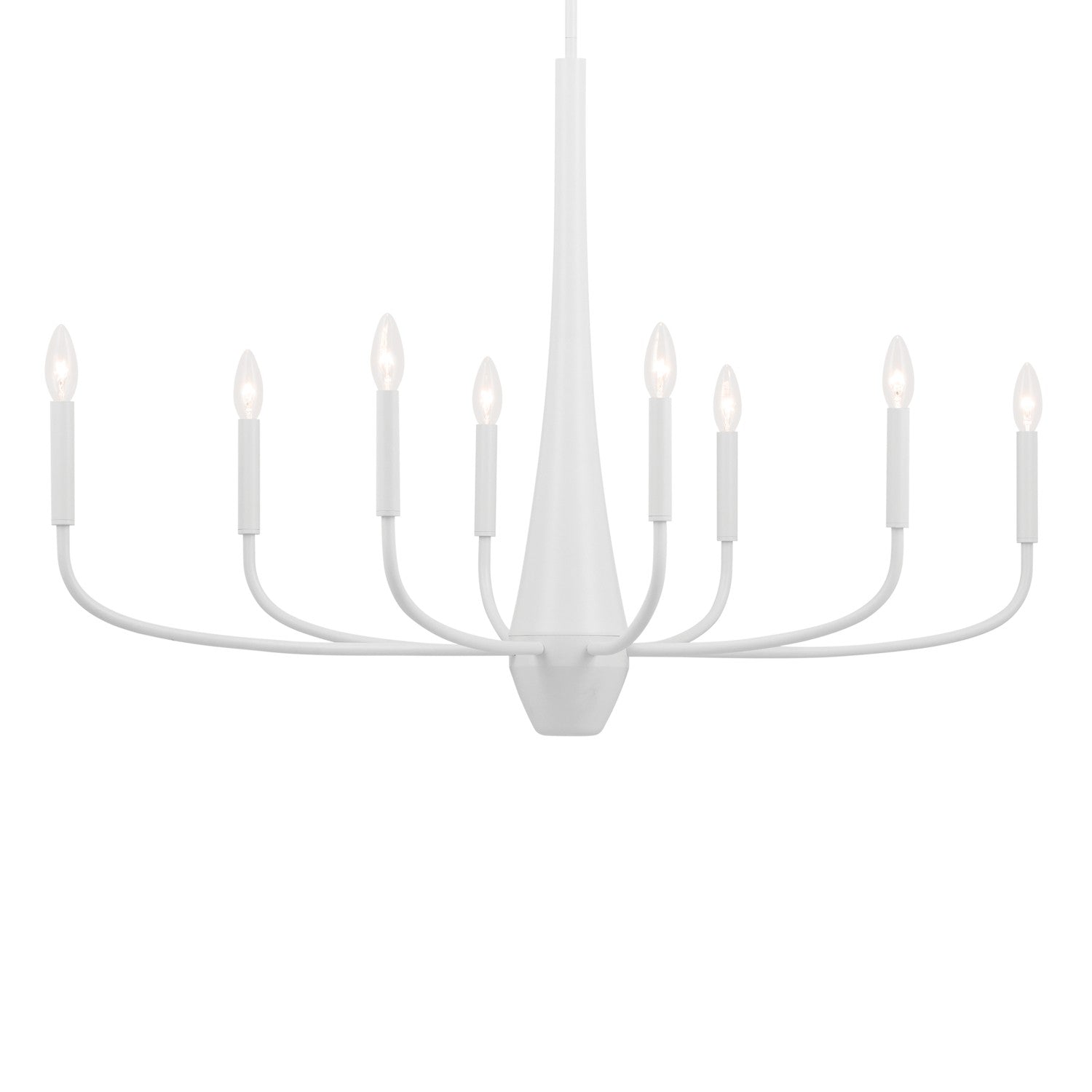 Kichler - 52528WH - Eight Light Chandelier - Deela - White