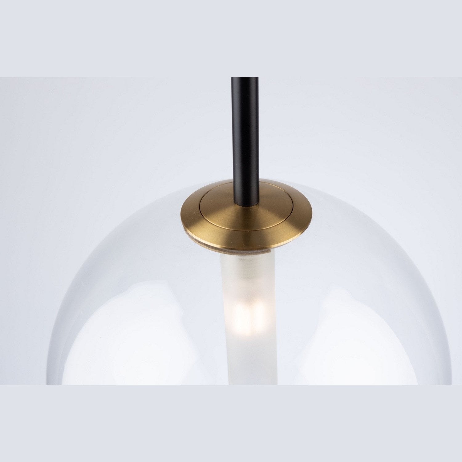Artcraft - AC11761VB - One Light Pendant - Aurelia - Matte Black & Brass