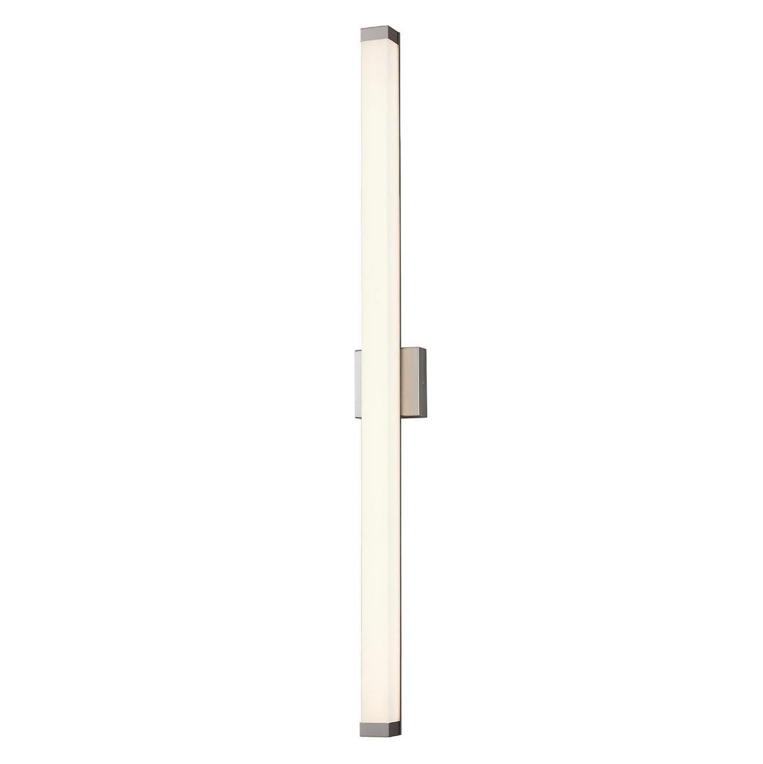 Justice Designs - ACR-9007-OPAL-NCKL - LED Linear Wall/Bath - Acryluxe - Brushed Nickel