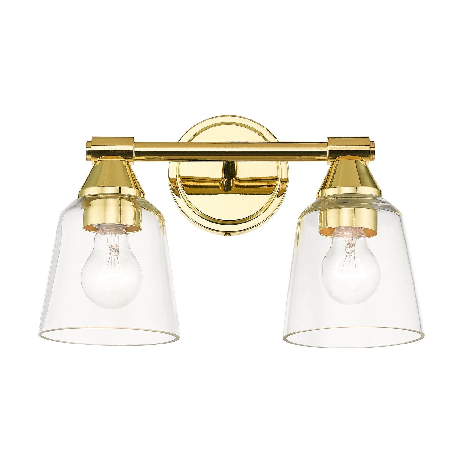 Livex Lighting - 16782-02 - Two Light Vanity Sconce - Catania - Polished Brass