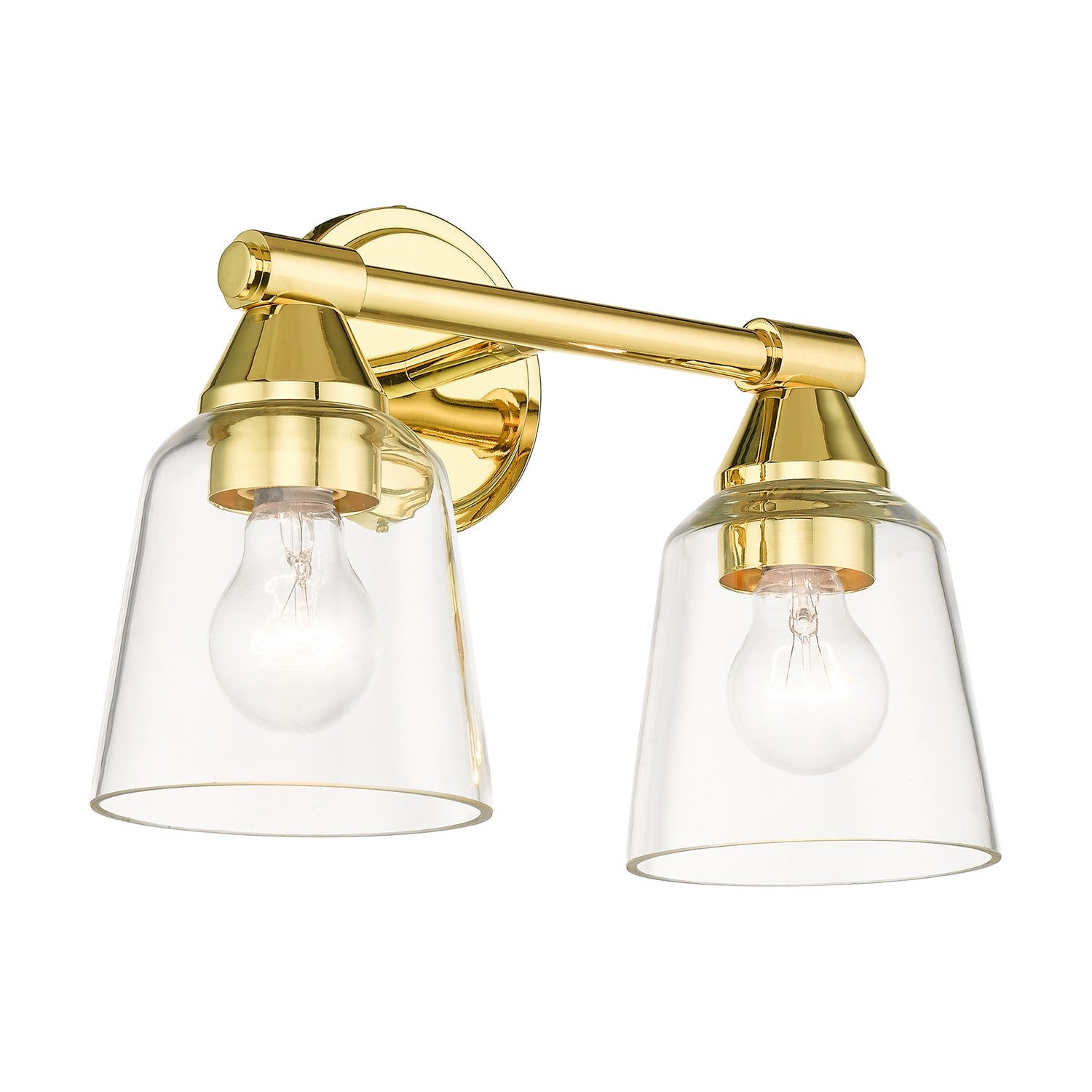 Livex Lighting - 16782-02 - Two Light Vanity Sconce - Catania - Polished Brass