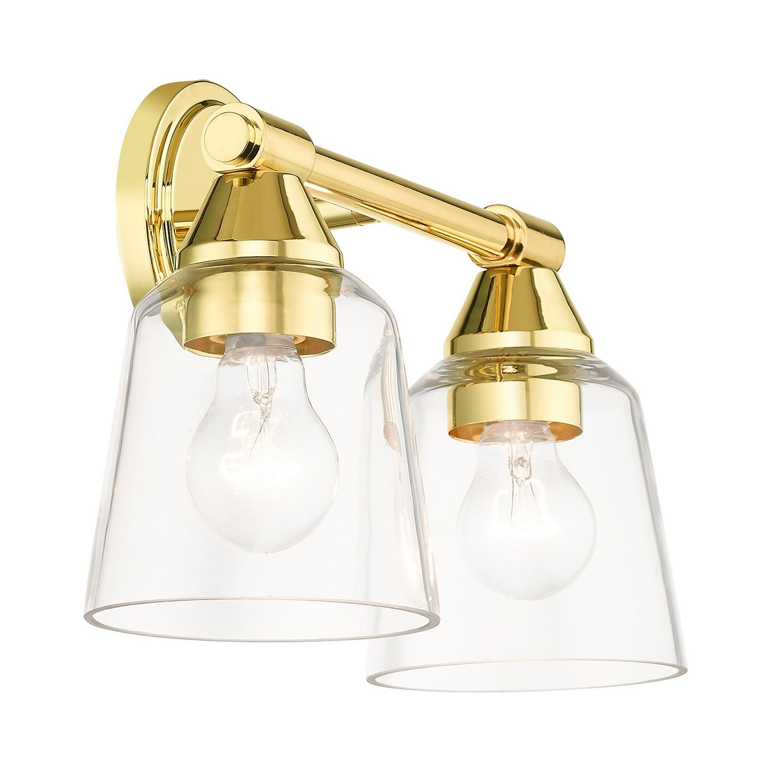 Livex Lighting - 16782-02 - Two Light Vanity Sconce - Catania - Polished Brass