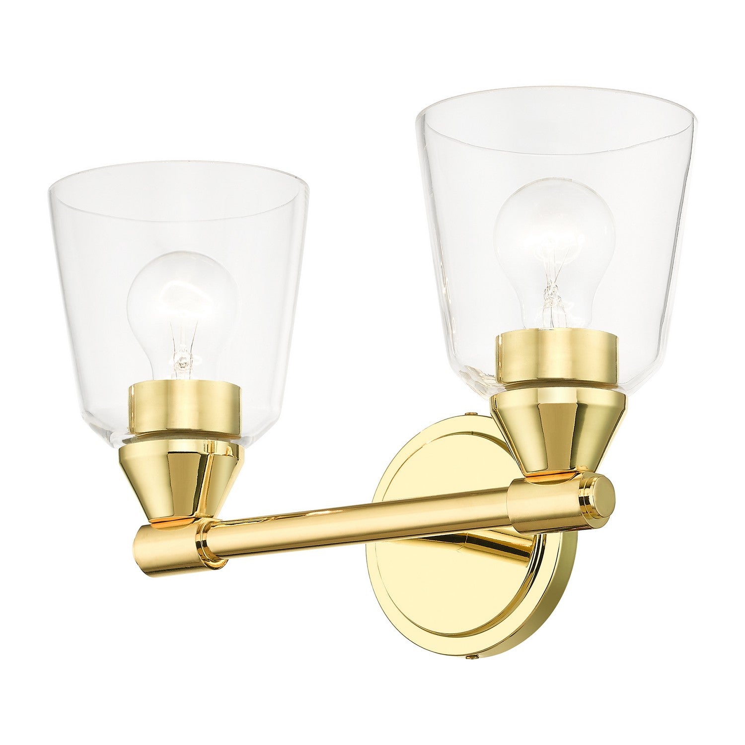 Livex Lighting - 16782-02 - Two Light Vanity Sconce - Catania - Polished Brass