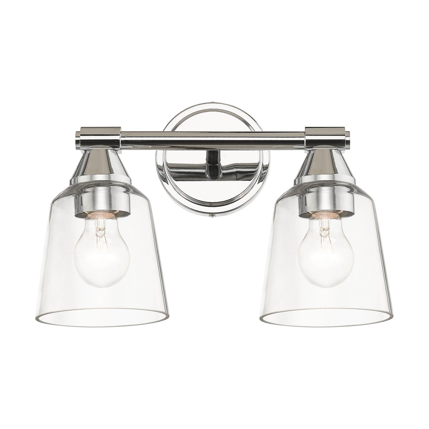 Livex Lighting - 16782-05 - Two Light Vanity Sconce - Catania - Polished Chrome
