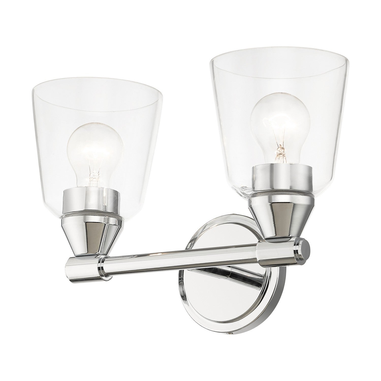 Livex Lighting - 16782-05 - Two Light Vanity Sconce - Catania - Polished Chrome