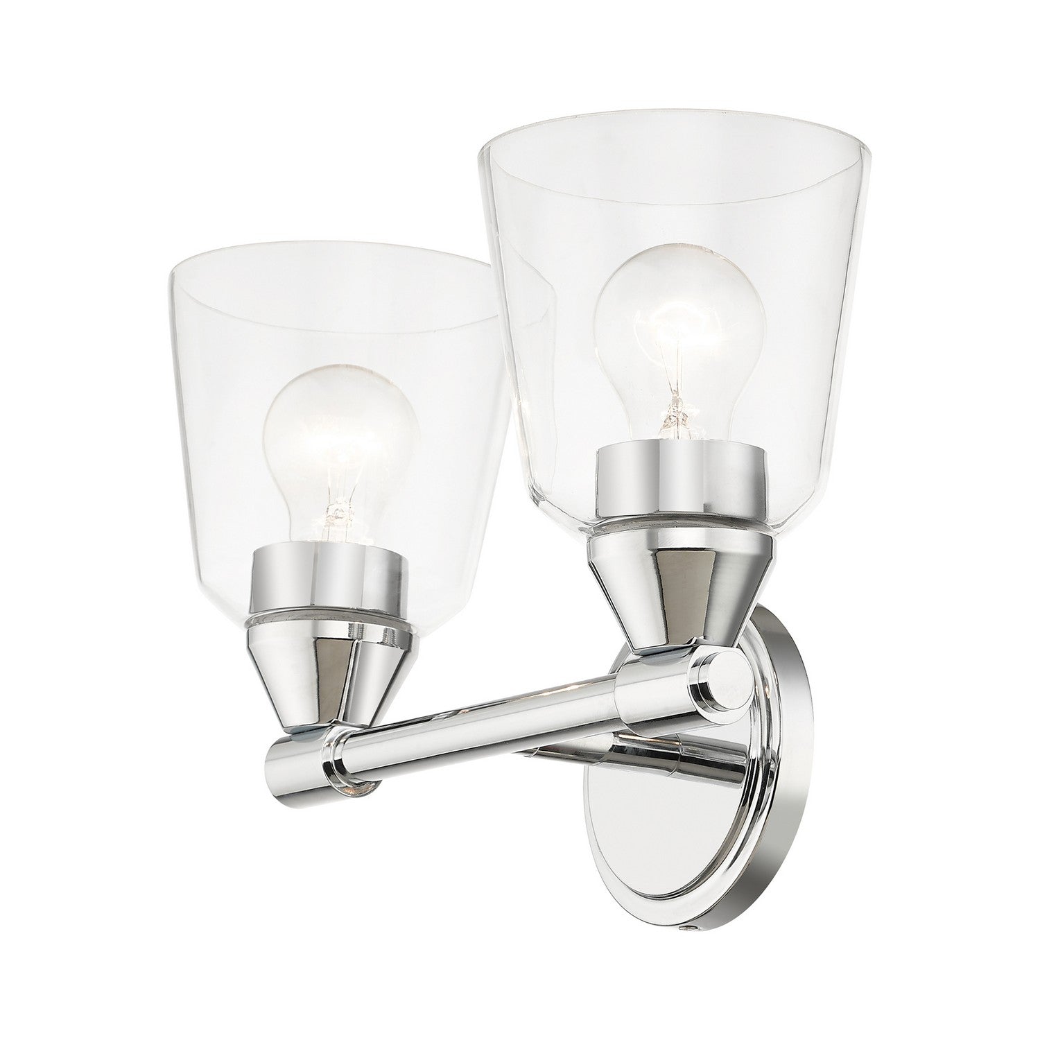 Livex Lighting - 16782-05 - Two Light Vanity Sconce - Catania - Polished Chrome
