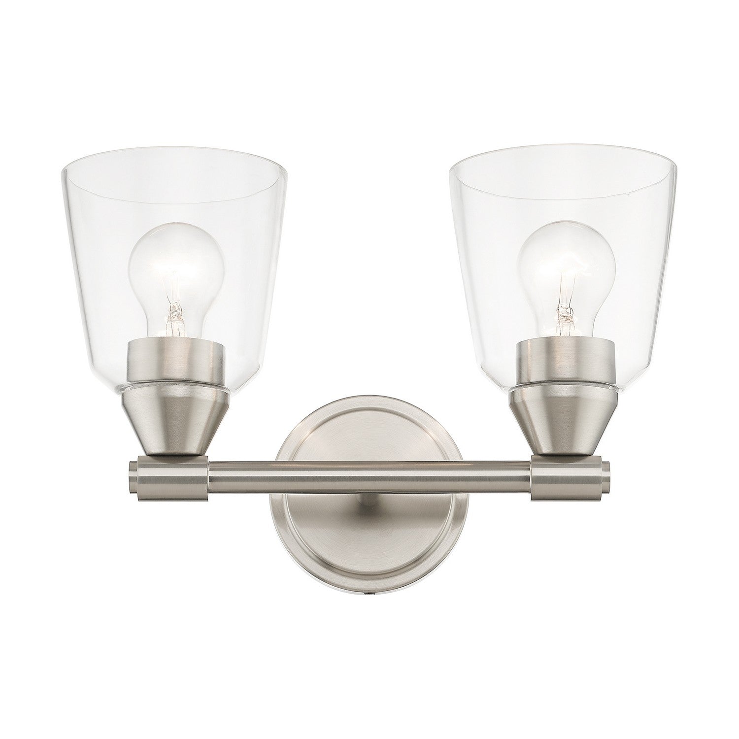 Livex Lighting - 16782-91 - Two Light Vanity Sconce - Catania - Brushed Nickel
