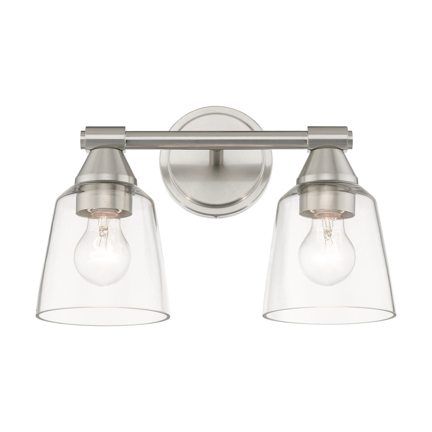 Livex Lighting - 16782-91 - Two Light Vanity Sconce - Catania - Brushed Nickel