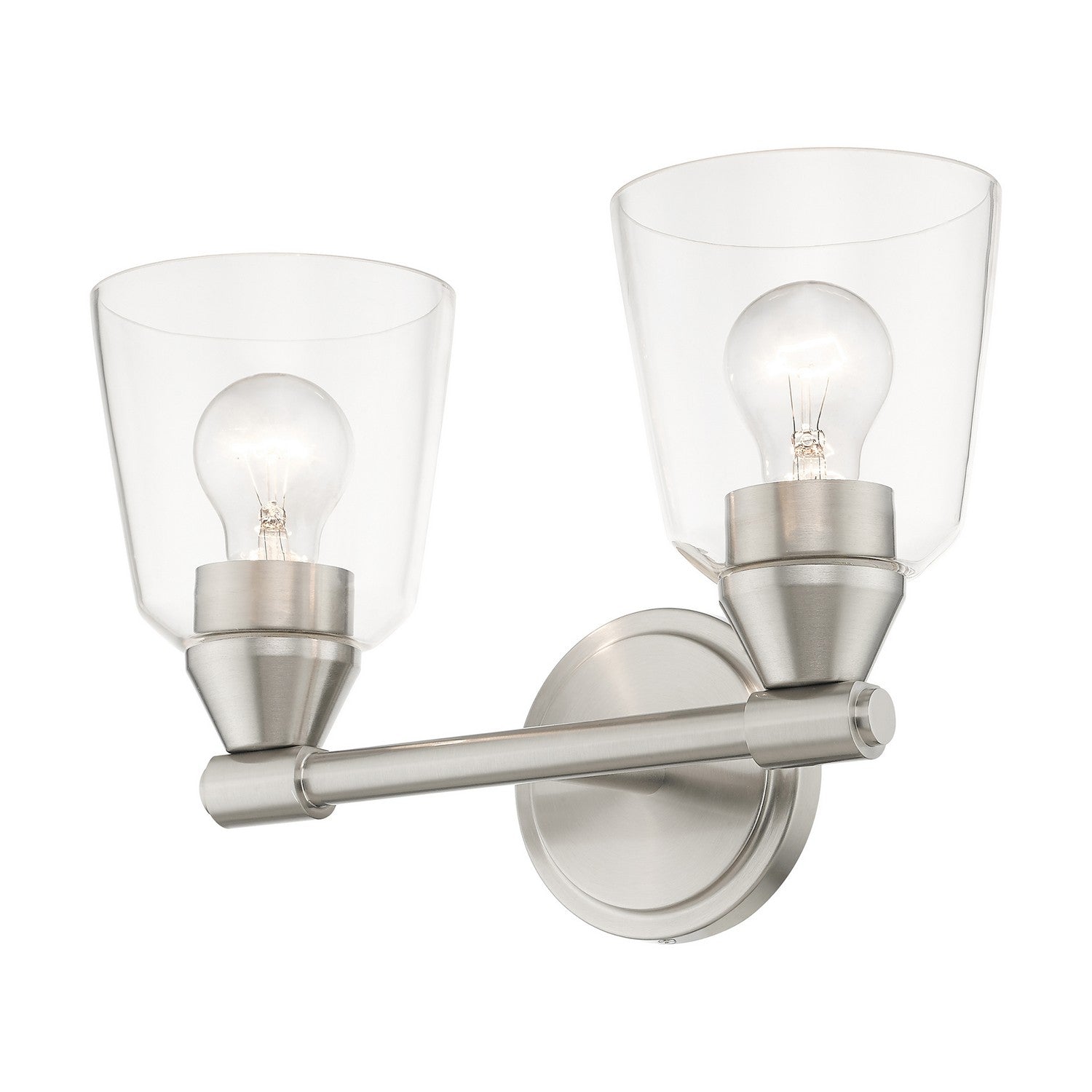 Livex Lighting - 16782-91 - Two Light Vanity Sconce - Catania - Brushed Nickel