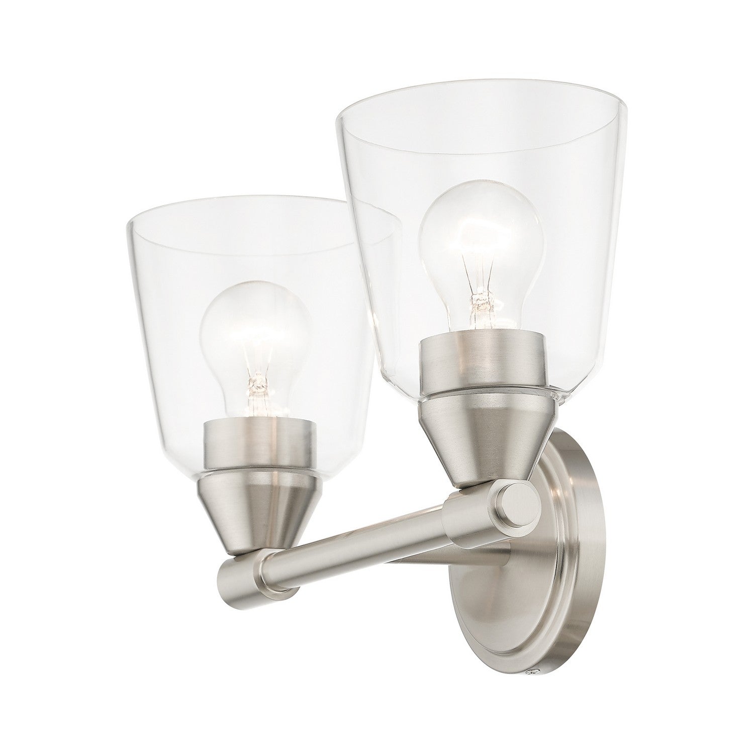 Livex Lighting - 16782-91 - Two Light Vanity Sconce - Catania - Brushed Nickel