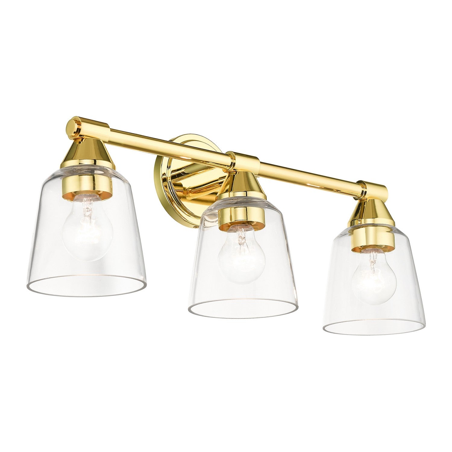 Livex Lighting - 16783-02 - Three Light Vanity Sconce - Catania - Polished Brass