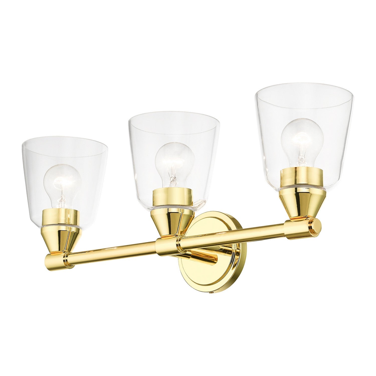 Livex Lighting - 16783-02 - Three Light Vanity Sconce - Catania - Polished Brass