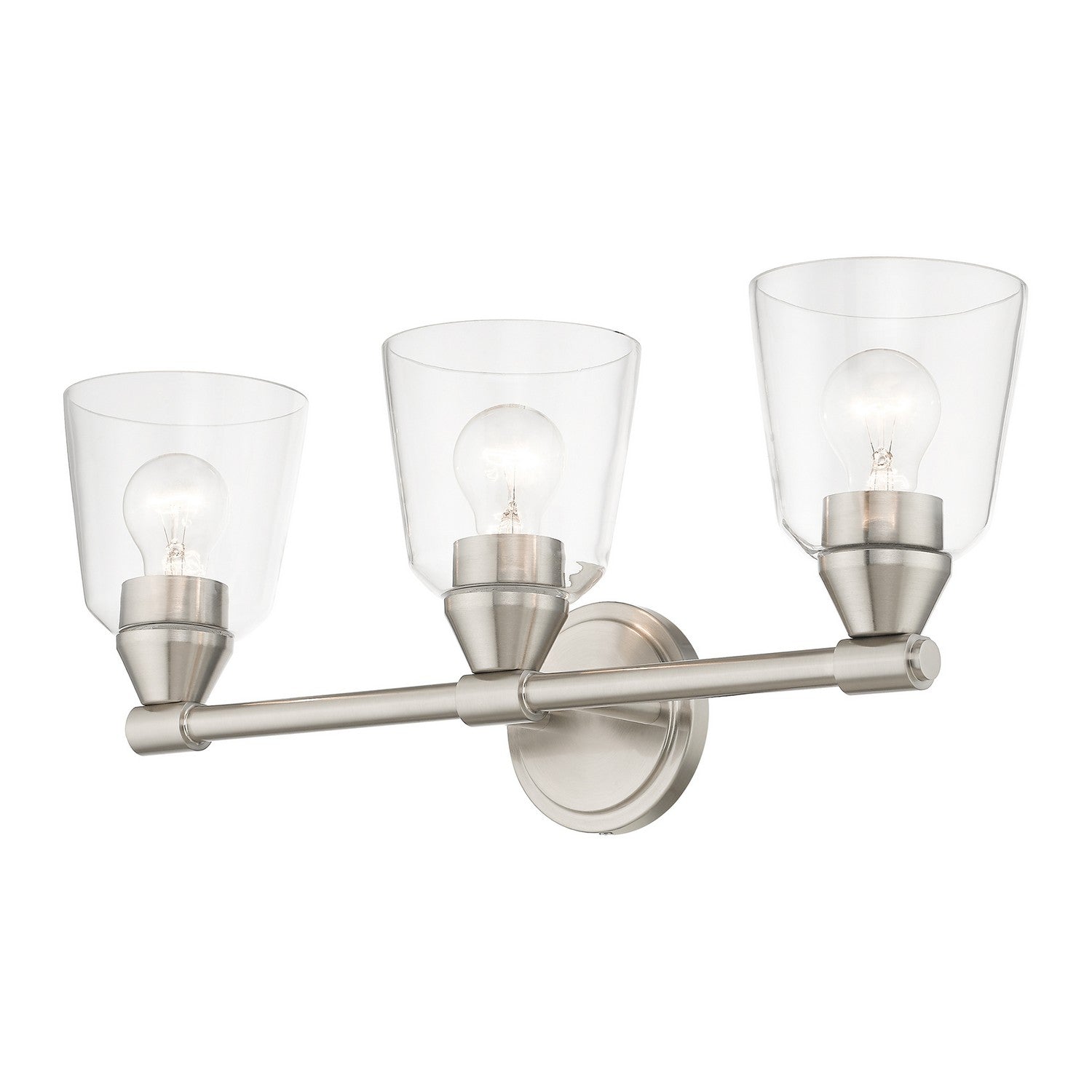 Livex Lighting - 16783-91 - Three Light Vanity Sconce - Catania - Brushed Nickel