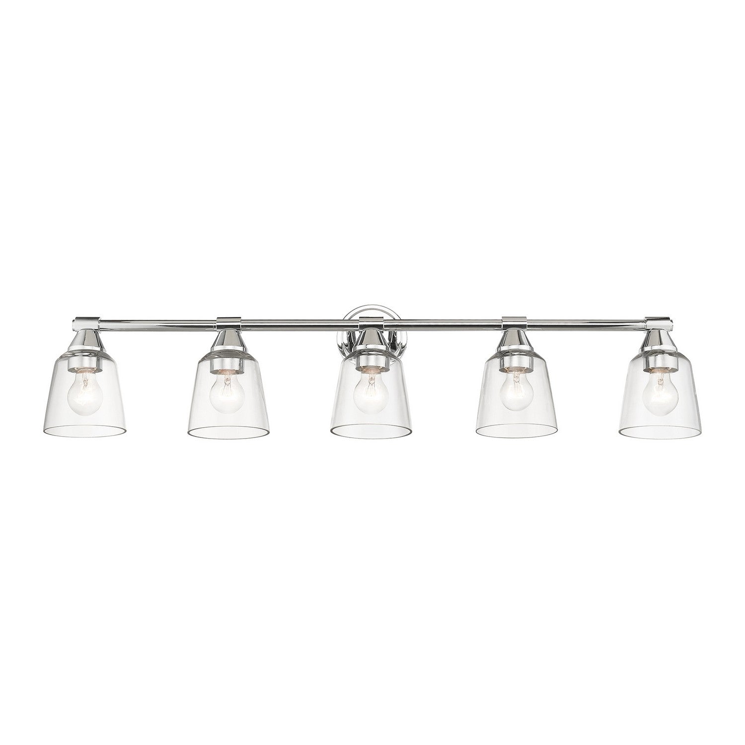 Livex Lighting - 16785-05 - Five Light Vanity Sconce - Catania - Polished Chrome