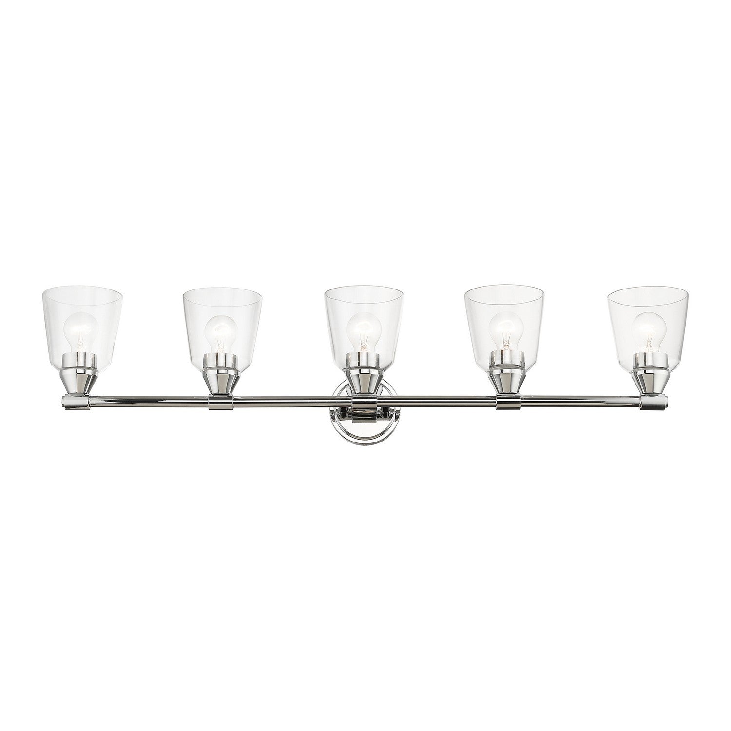 Livex Lighting - 16785-05 - Five Light Vanity Sconce - Catania - Polished Chrome