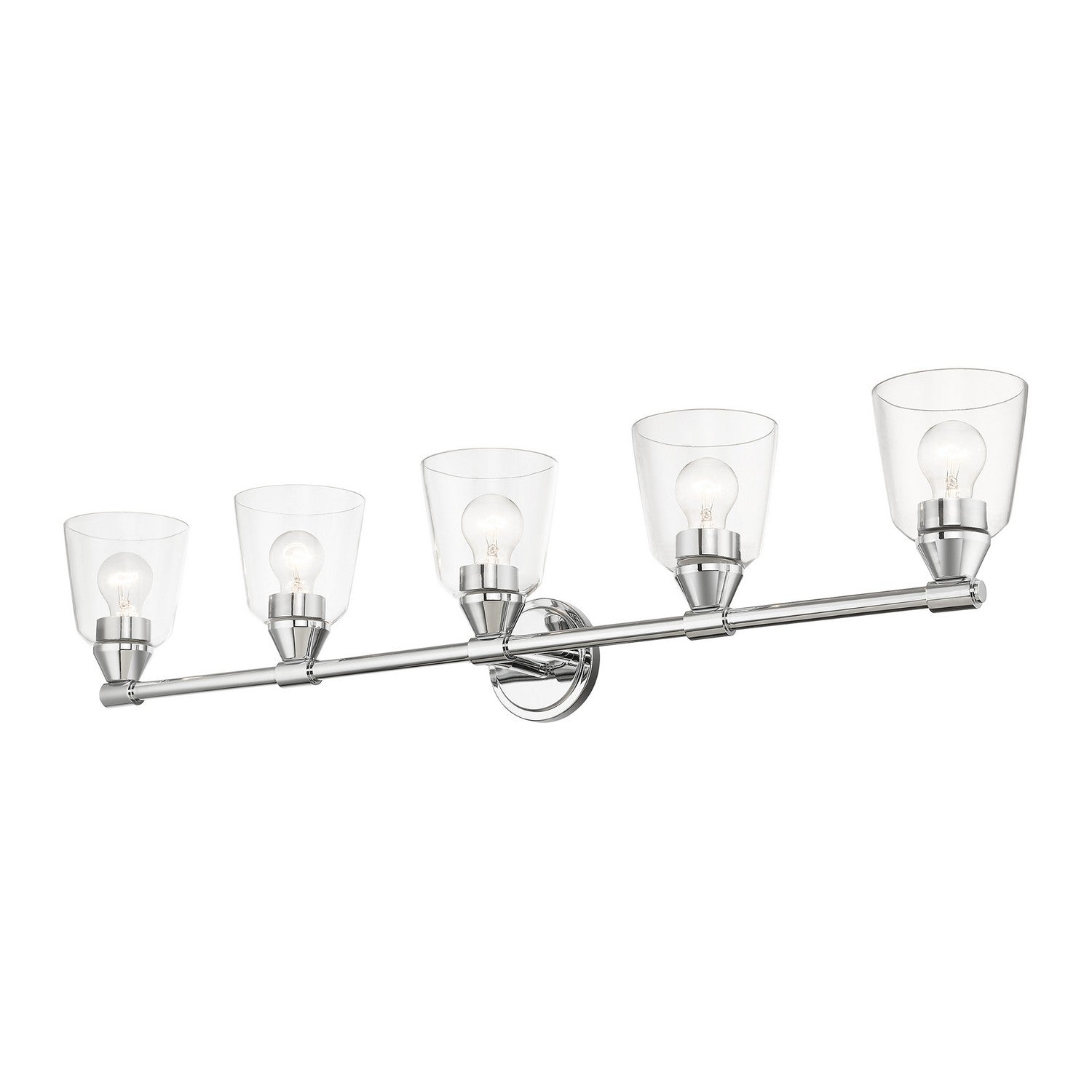 Livex Lighting - 16785-05 - Five Light Vanity Sconce - Catania - Polished Chrome