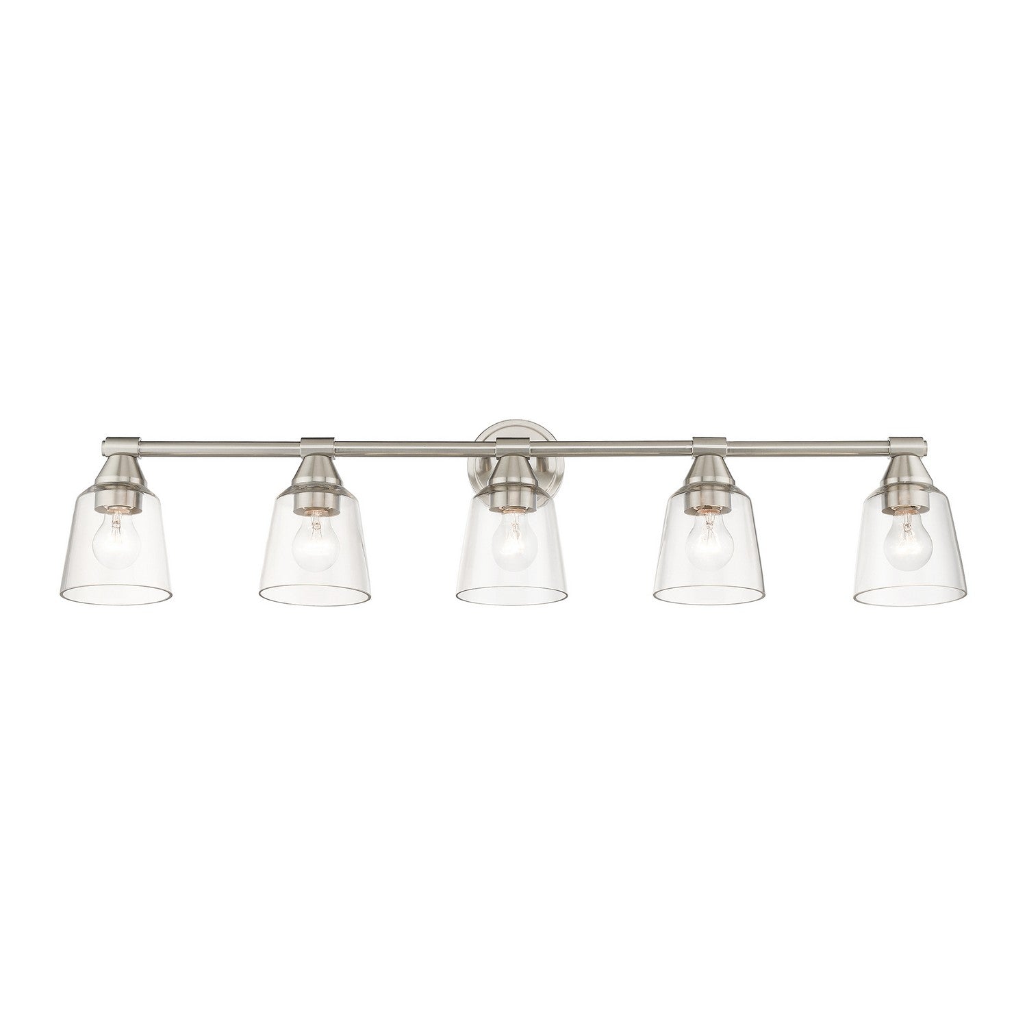 Livex Lighting - 16785-91 - Five Light Vanity Sconce - Catania - Brushed Nickel