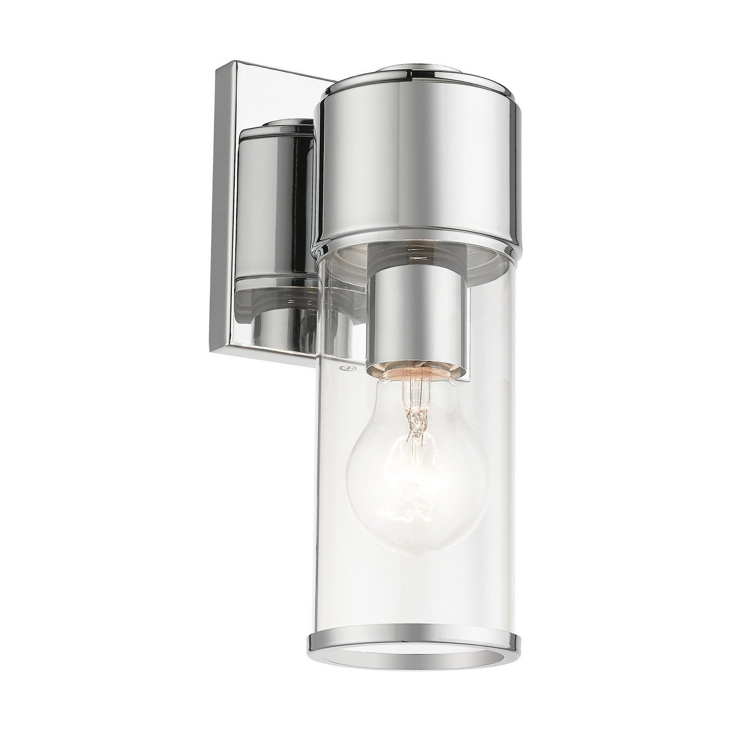 Livex Lighting - 17141-05 - One Light Wall Sconce - Quincy - Polished Chrome