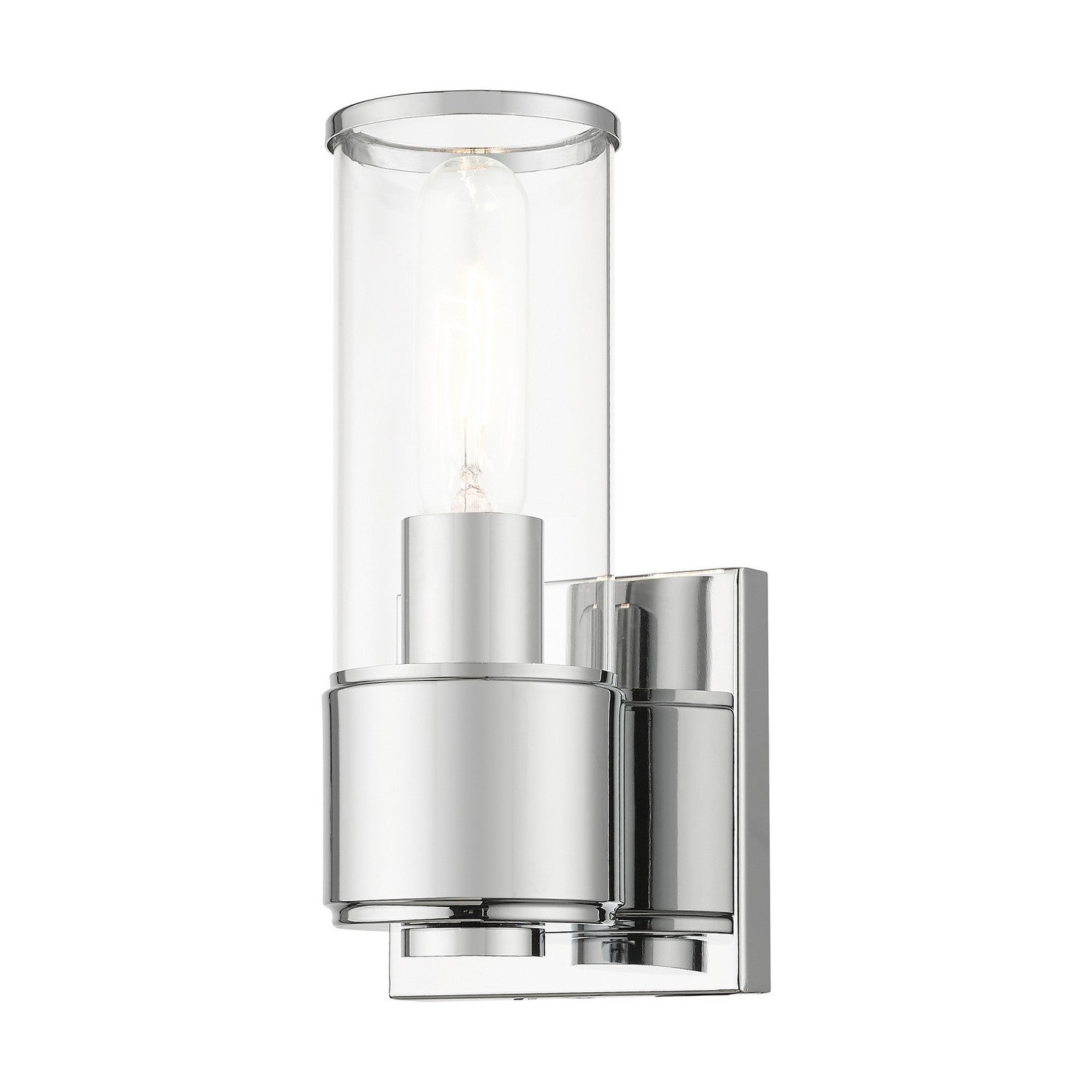 Livex Lighting - 17141-05 - One Light Wall Sconce - Quincy - Polished Chrome