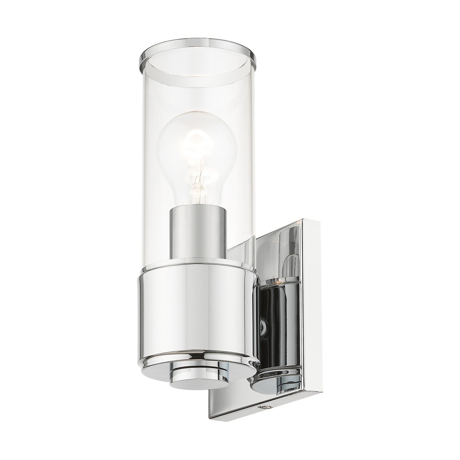 Livex Lighting - 17141-05 - One Light Wall Sconce - Quincy - Polished Chrome