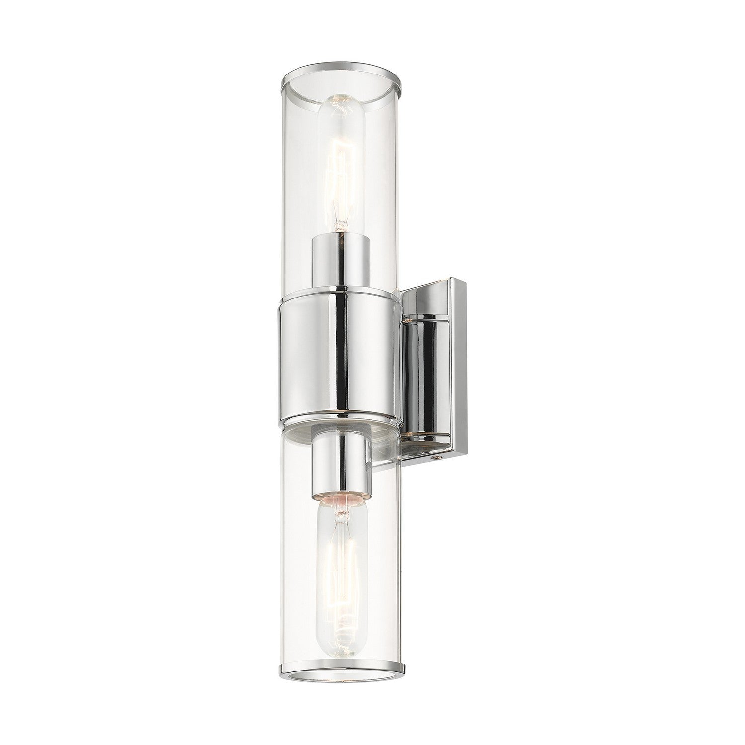Livex Lighting - 17142-05 - Two Light Vanity Sconce - Quincy - Polished Chrome