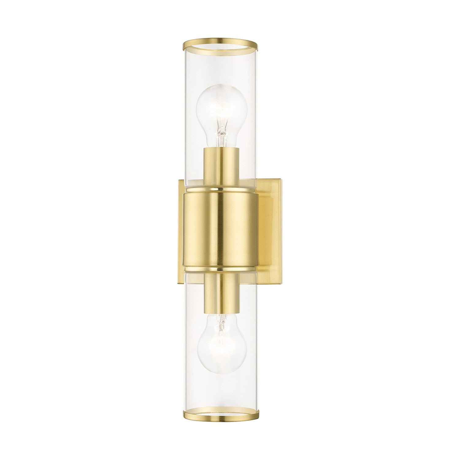 Livex Lighting - 17142-12 - Two Light Vanity Sconce - Quincy - Satin Brass