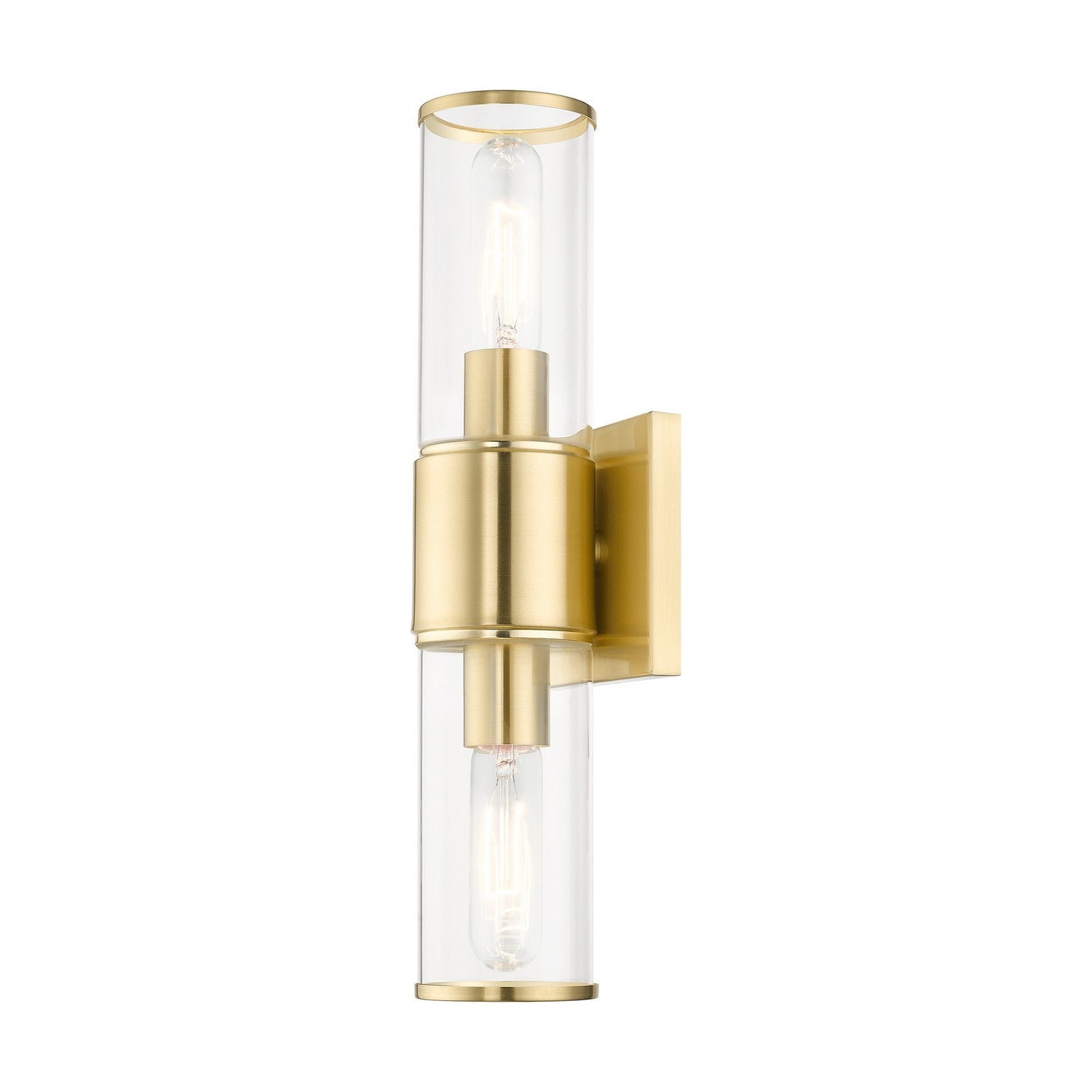 Livex Lighting - 17142-12 - Two Light Vanity Sconce - Quincy - Satin Brass