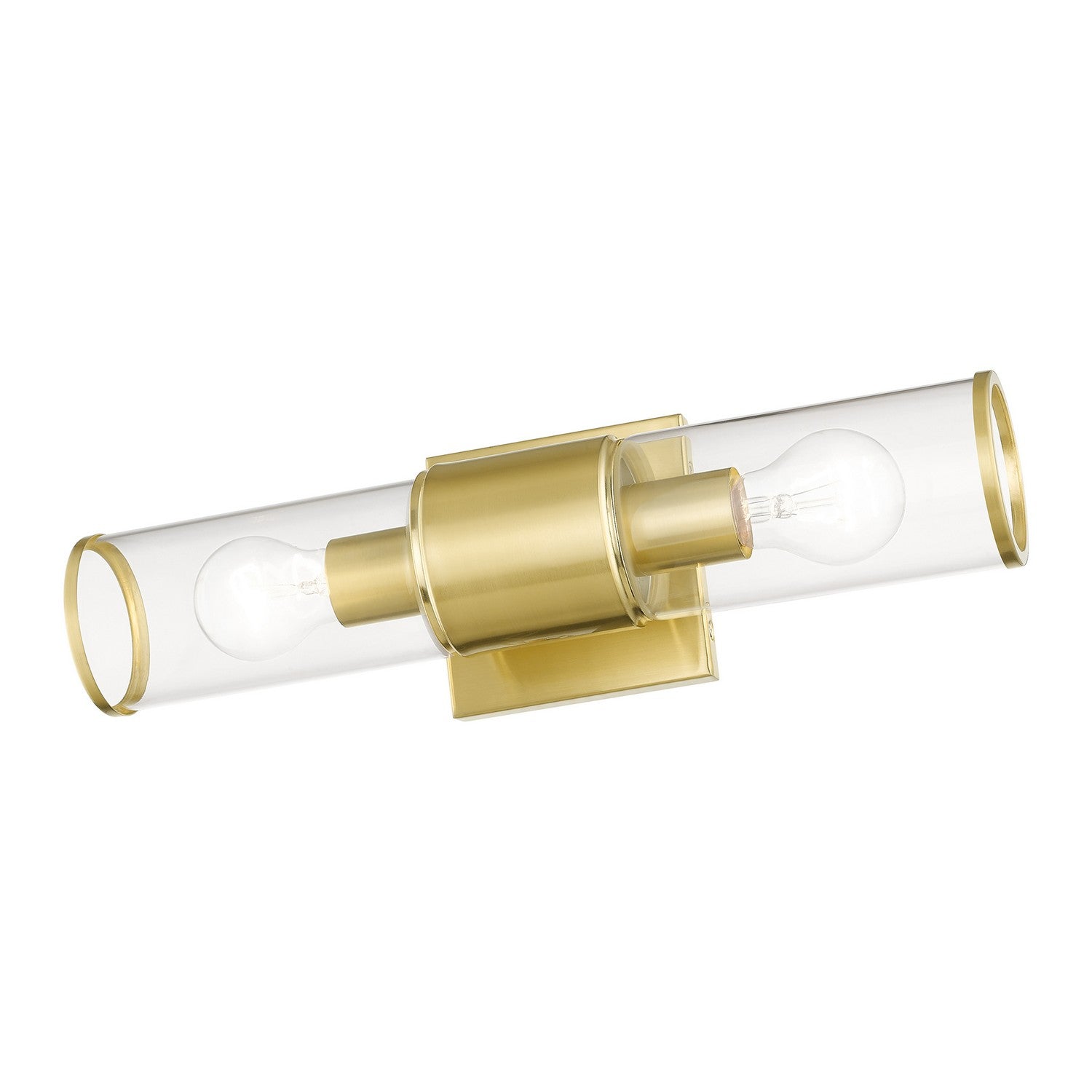 Livex Lighting - 17142-12 - Two Light Vanity Sconce - Quincy - Satin Brass