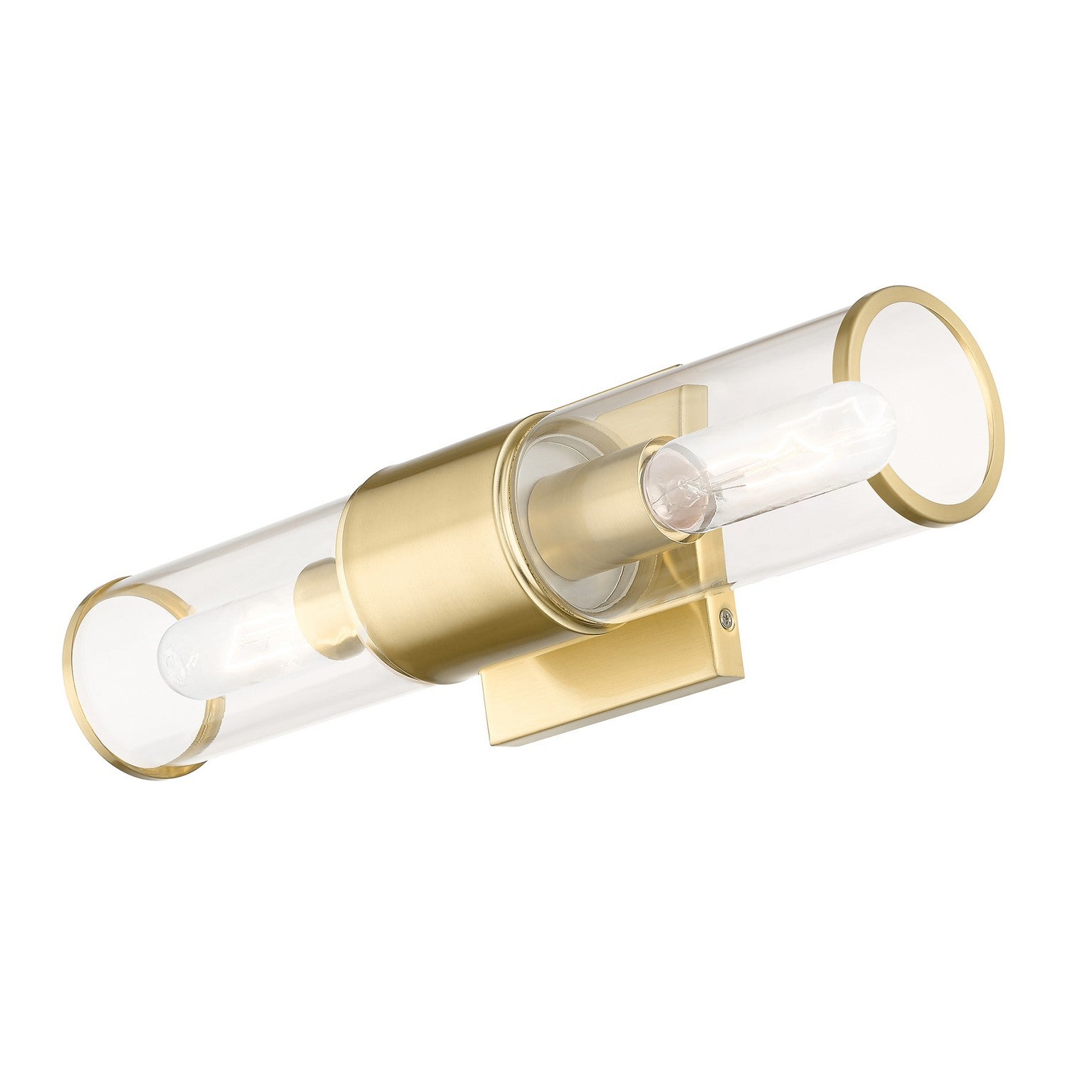 Livex Lighting - 17142-12 - Two Light Vanity Sconce - Quincy - Satin Brass