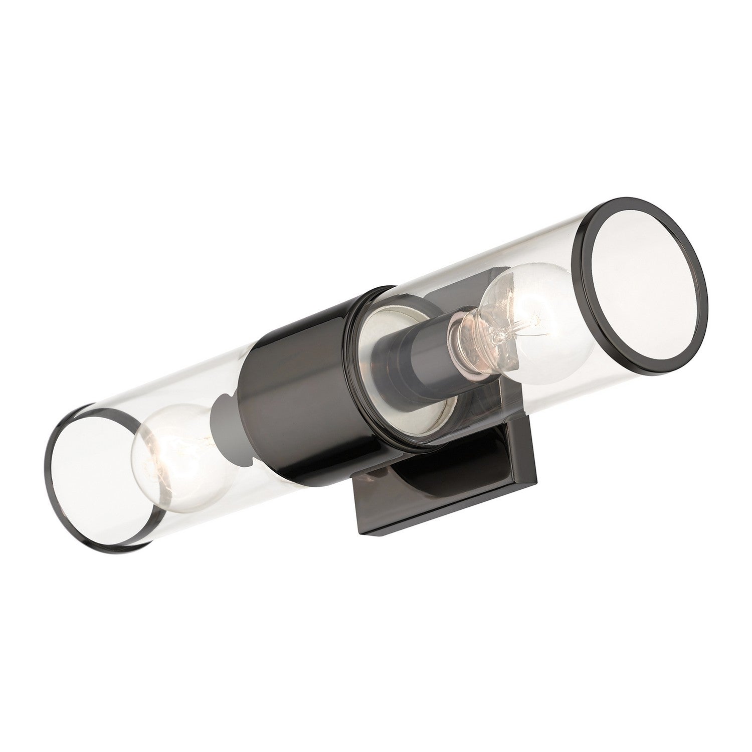Livex Lighting - 17142-46 - Two Light Vanity Sconce - Quincy - Black Chrome