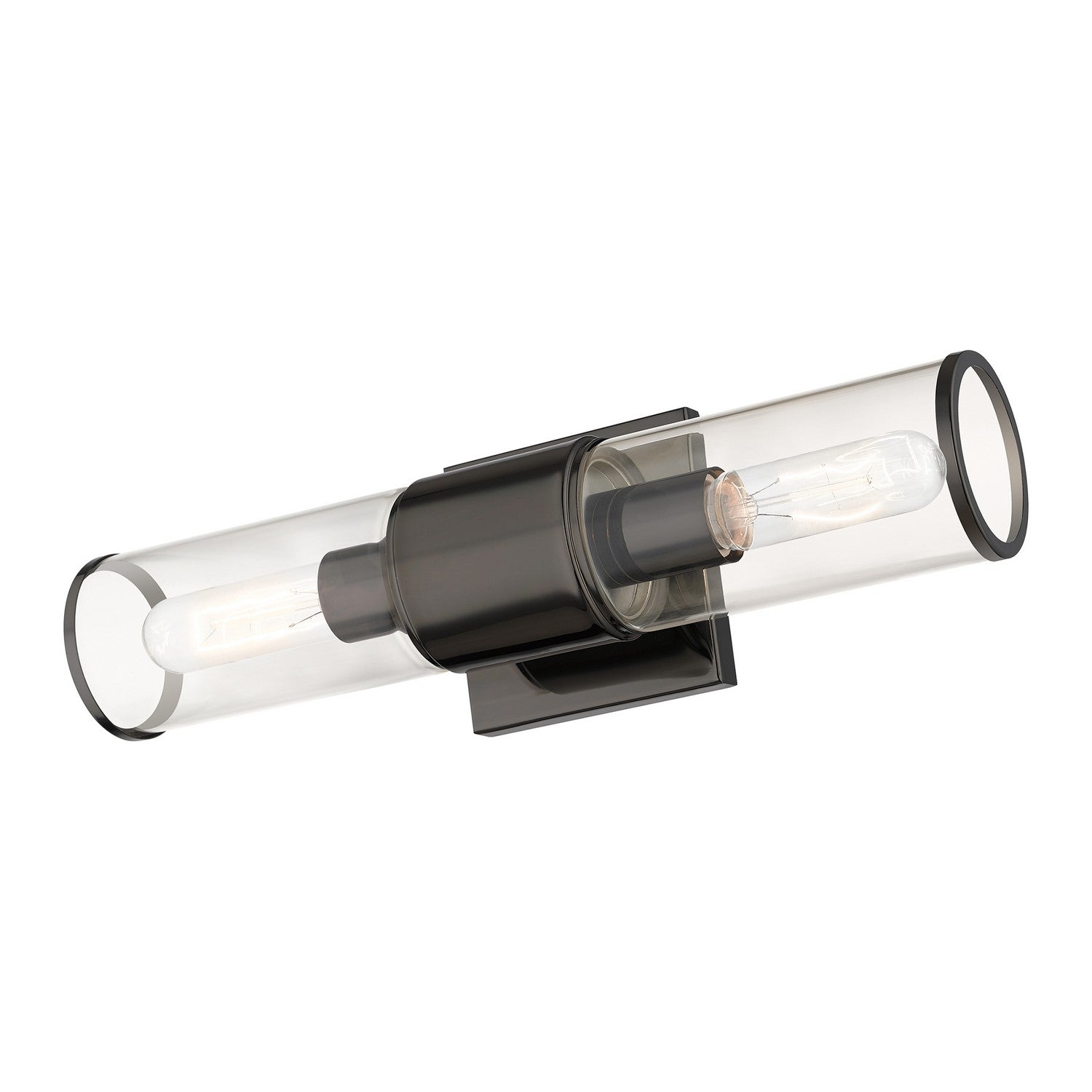Livex Lighting - 17142-46 - Two Light Vanity Sconce - Quincy - Black Chrome